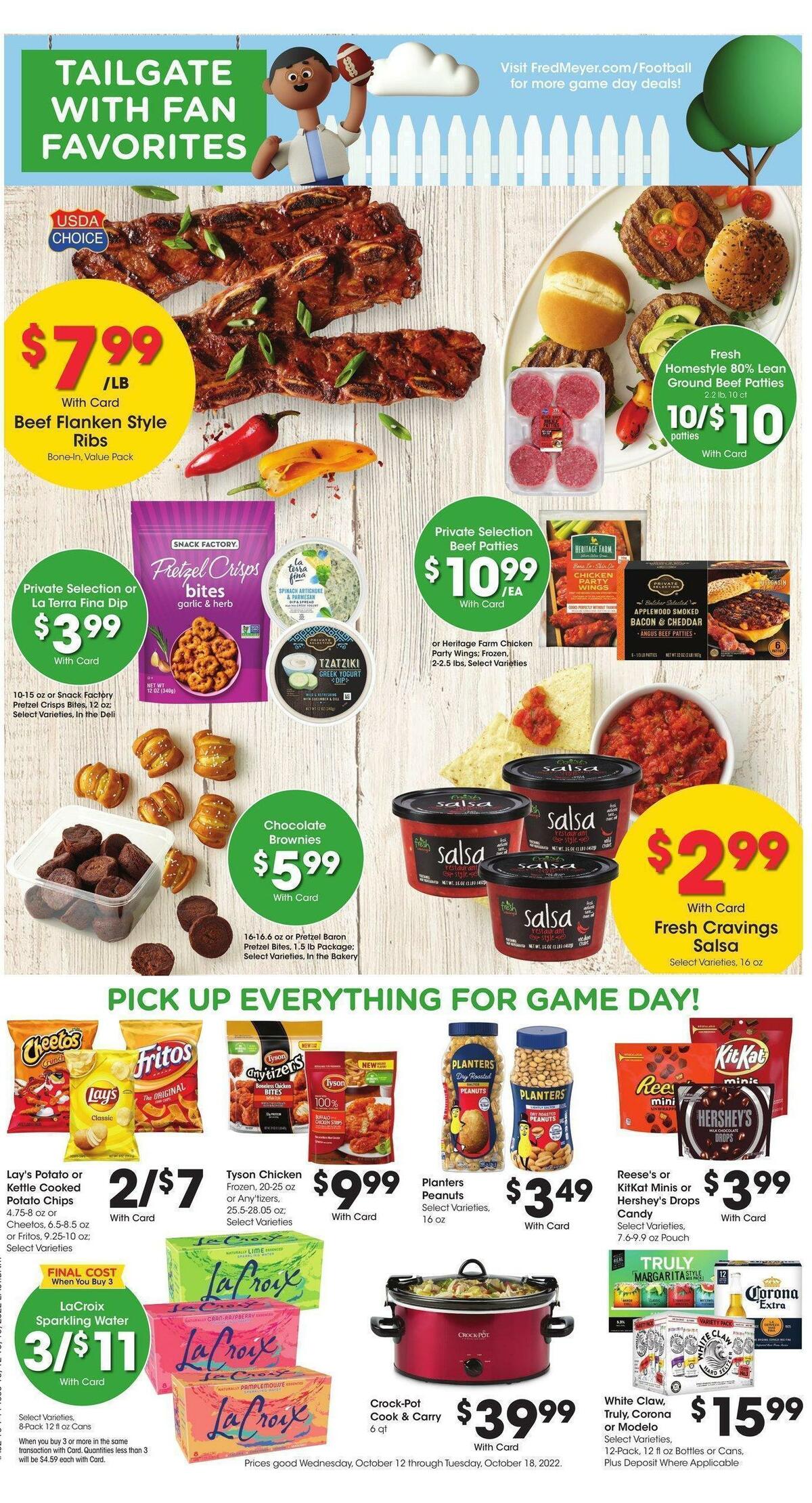 Fred Meyer Weekly Ad from October 12