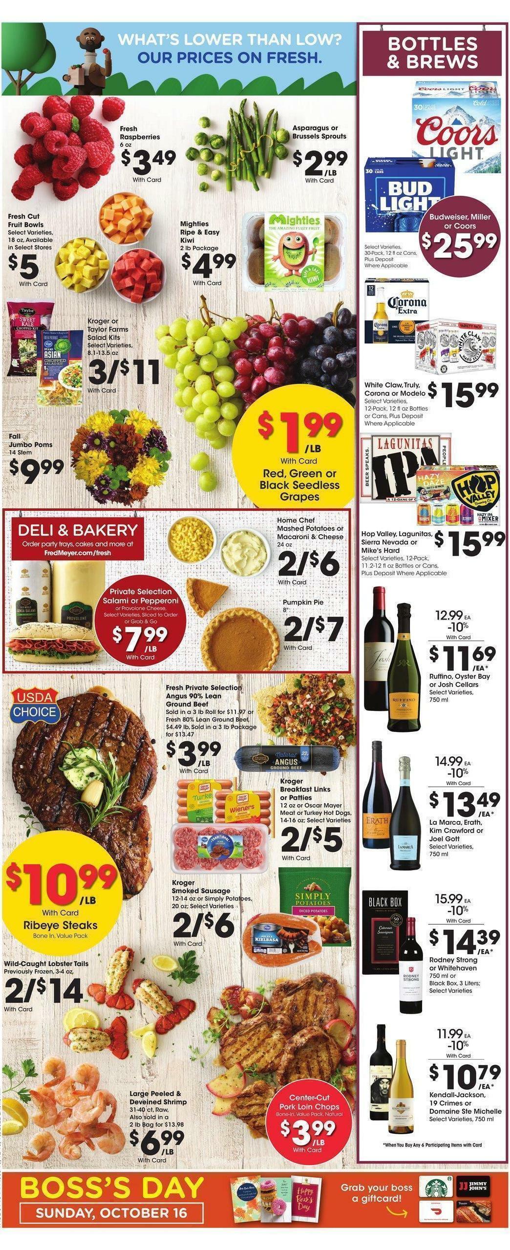 Fred Meyer Weekly Ad from October 12