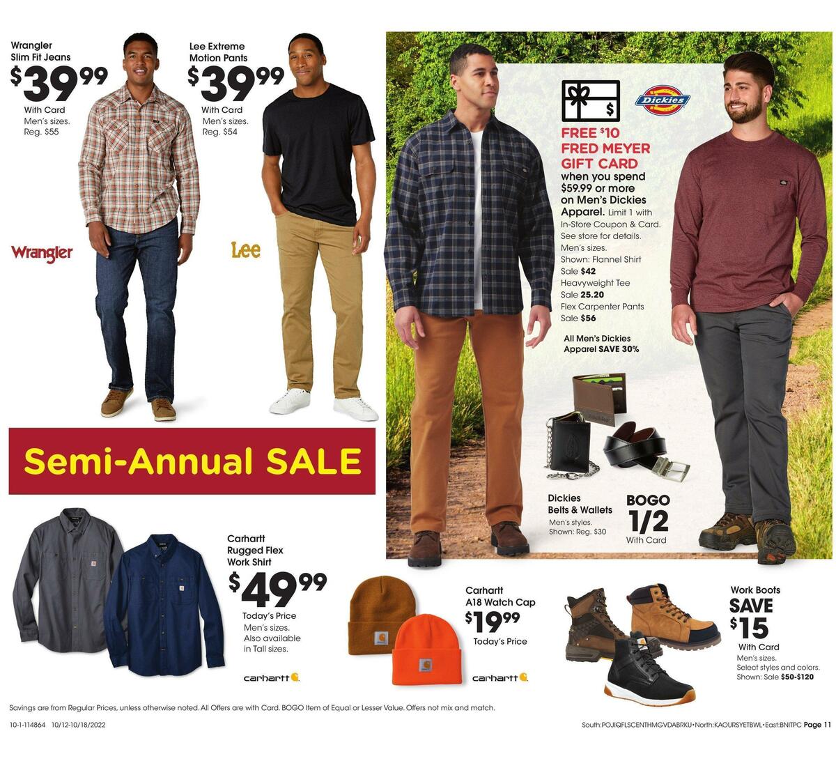 Fred Meyer General Merchandise Weekly Ad from October 12