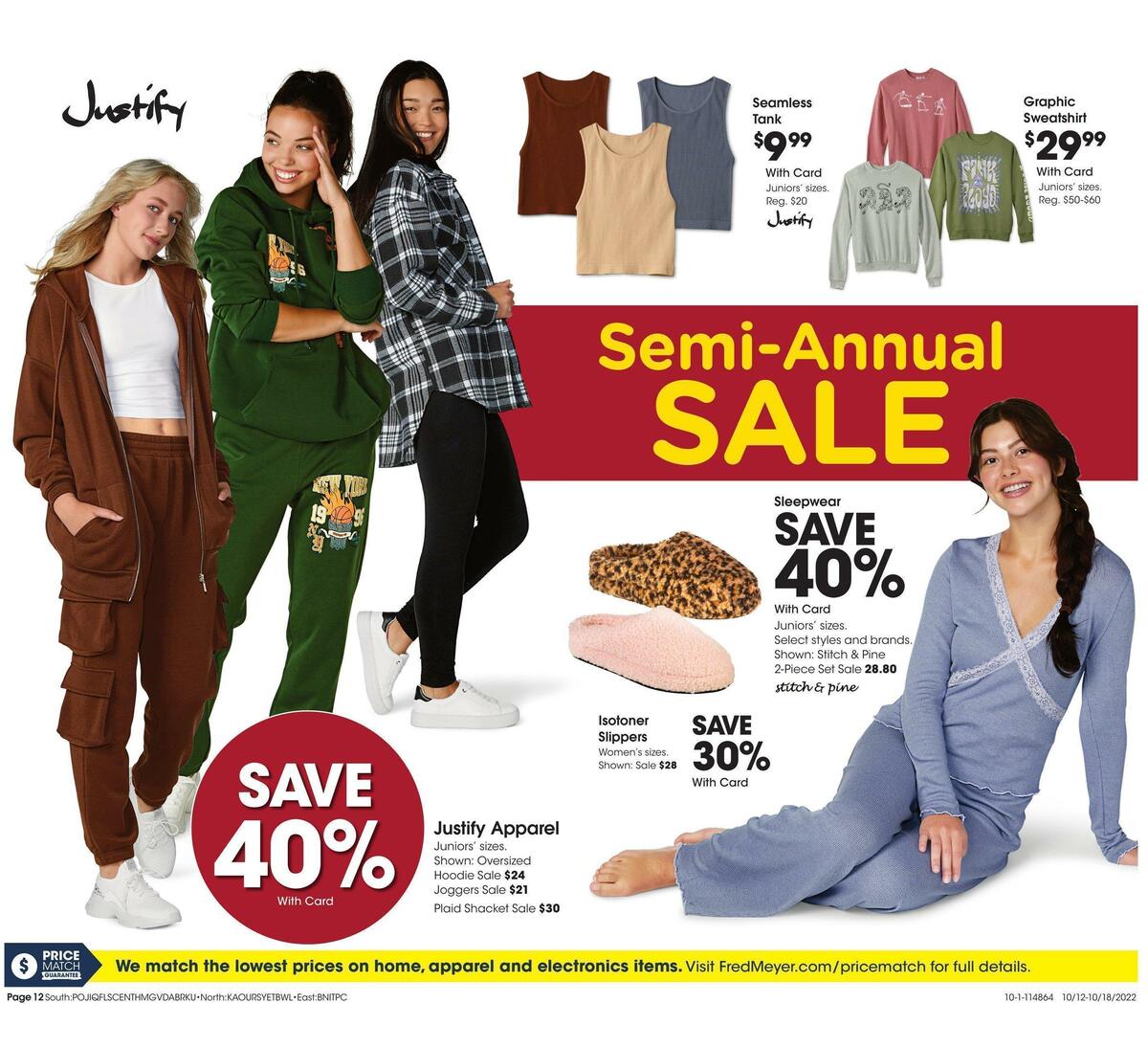 Fred Meyer General Merchandise Weekly Ad from October 12