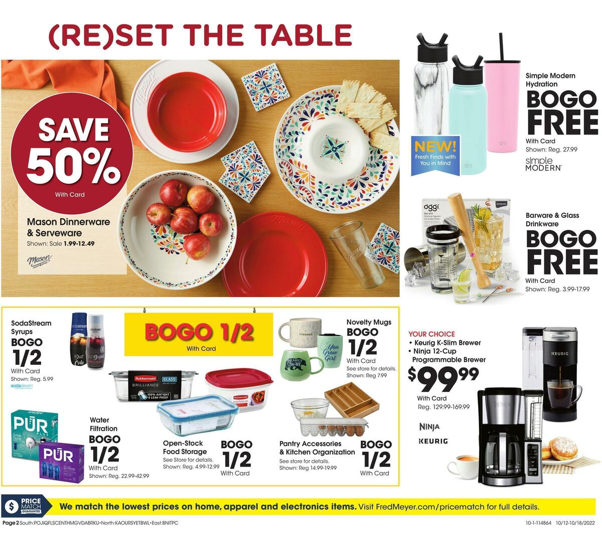 Fred Meyer General Merchandise Weekly Ad from October 12