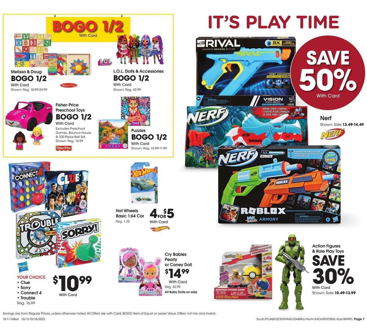 Fred Meyer General Merchandise Weekly Ad from October 12