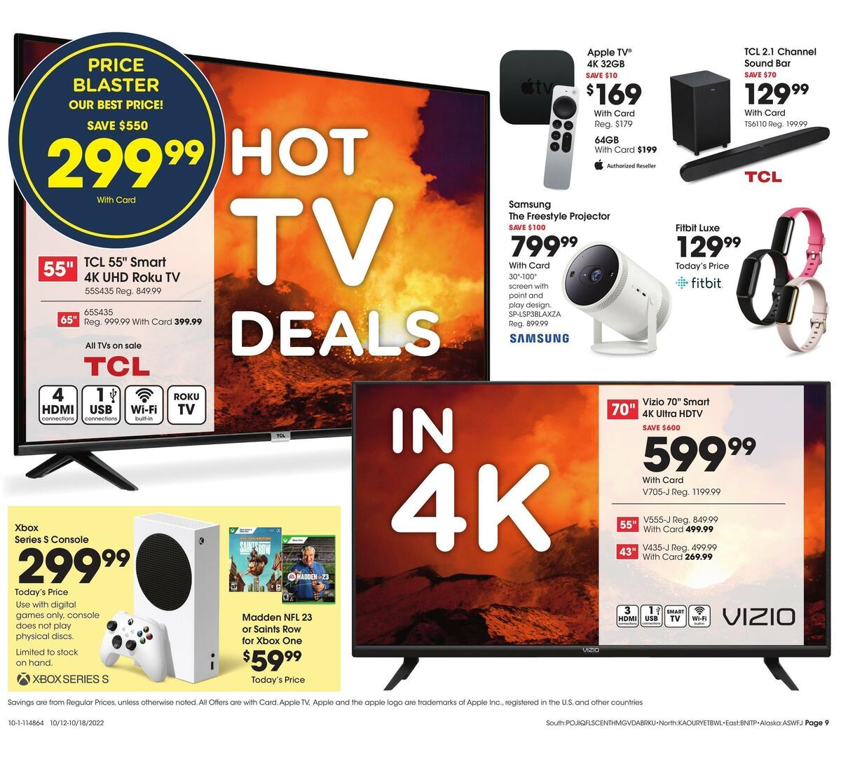 Fred Meyer General Merchandise Weekly Ad from October 12