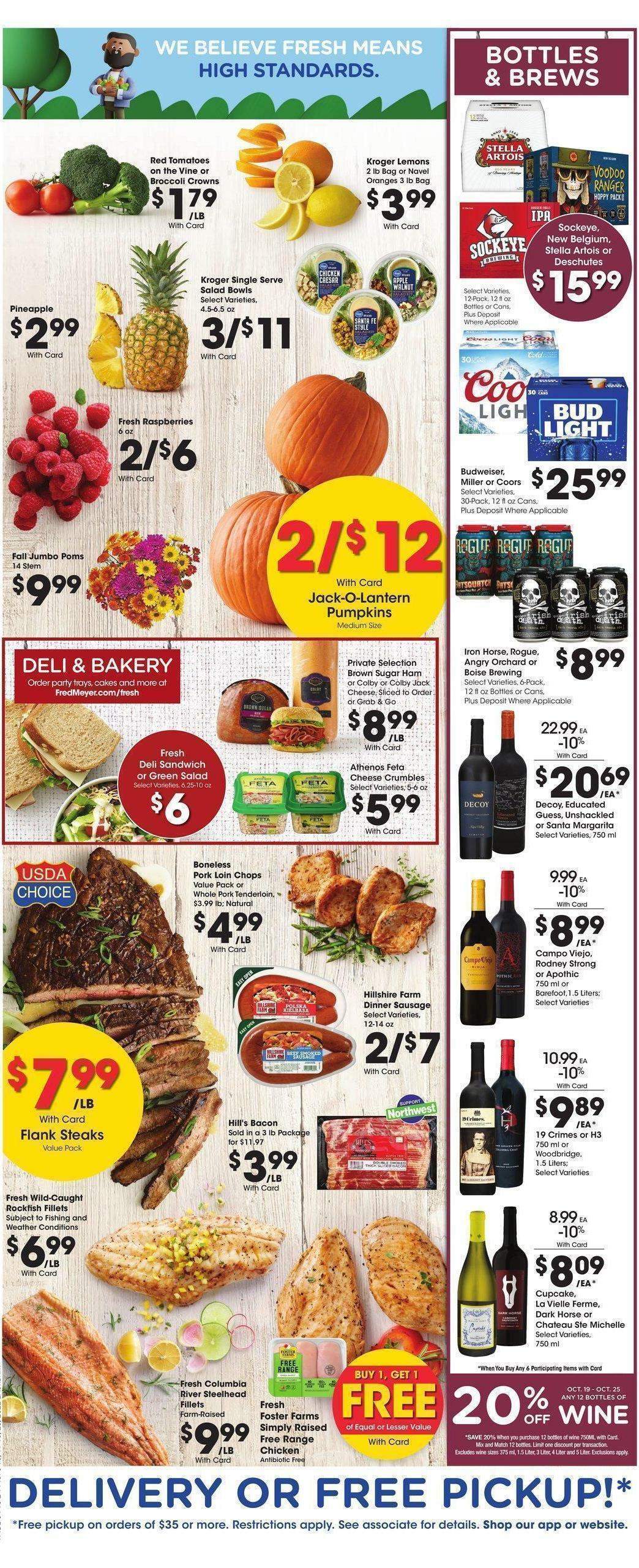 Fred Meyer Weekly Ad from October 19