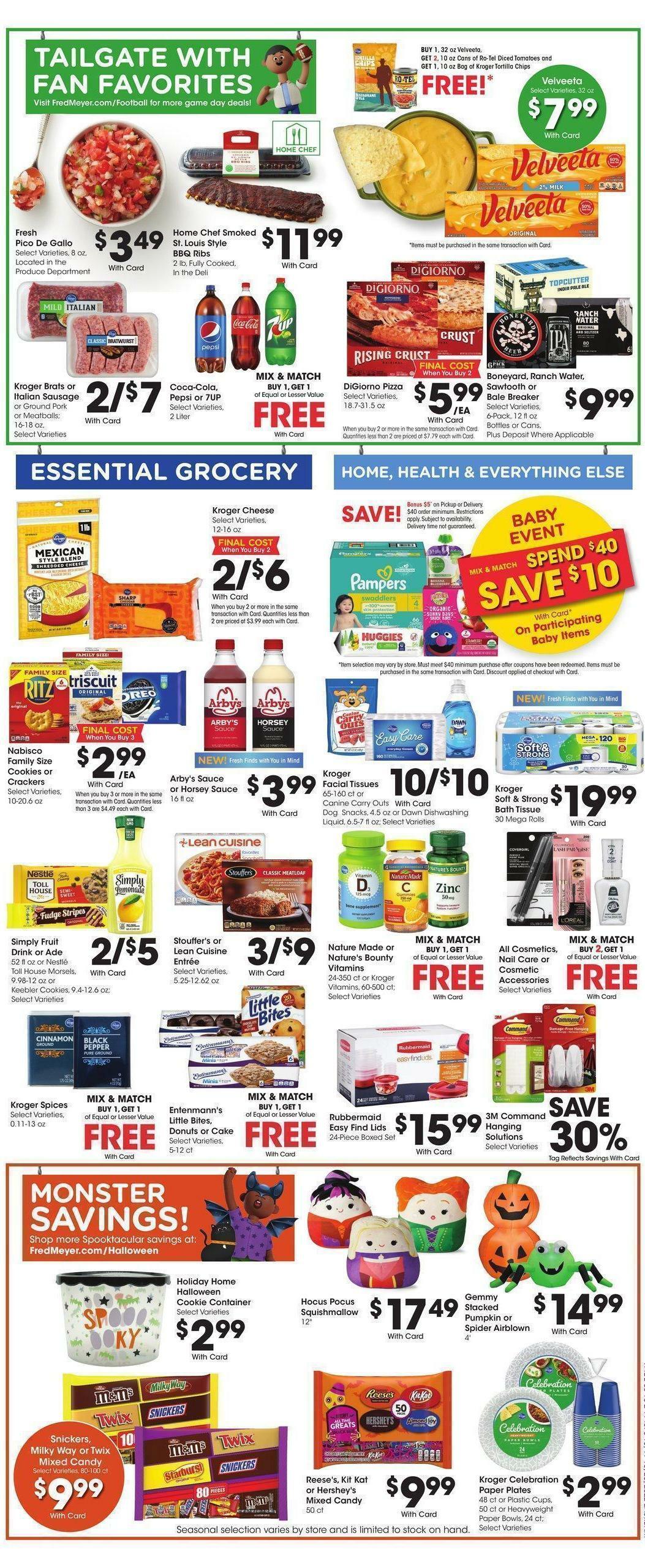 Fred Meyer Weekly Ad from October 19