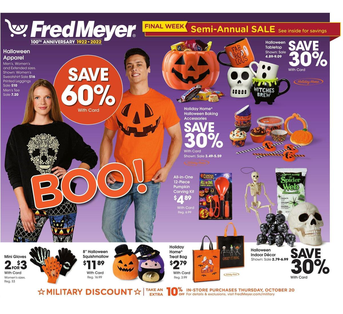 Fred Meyer General Merchandise Weekly Ad from October 19