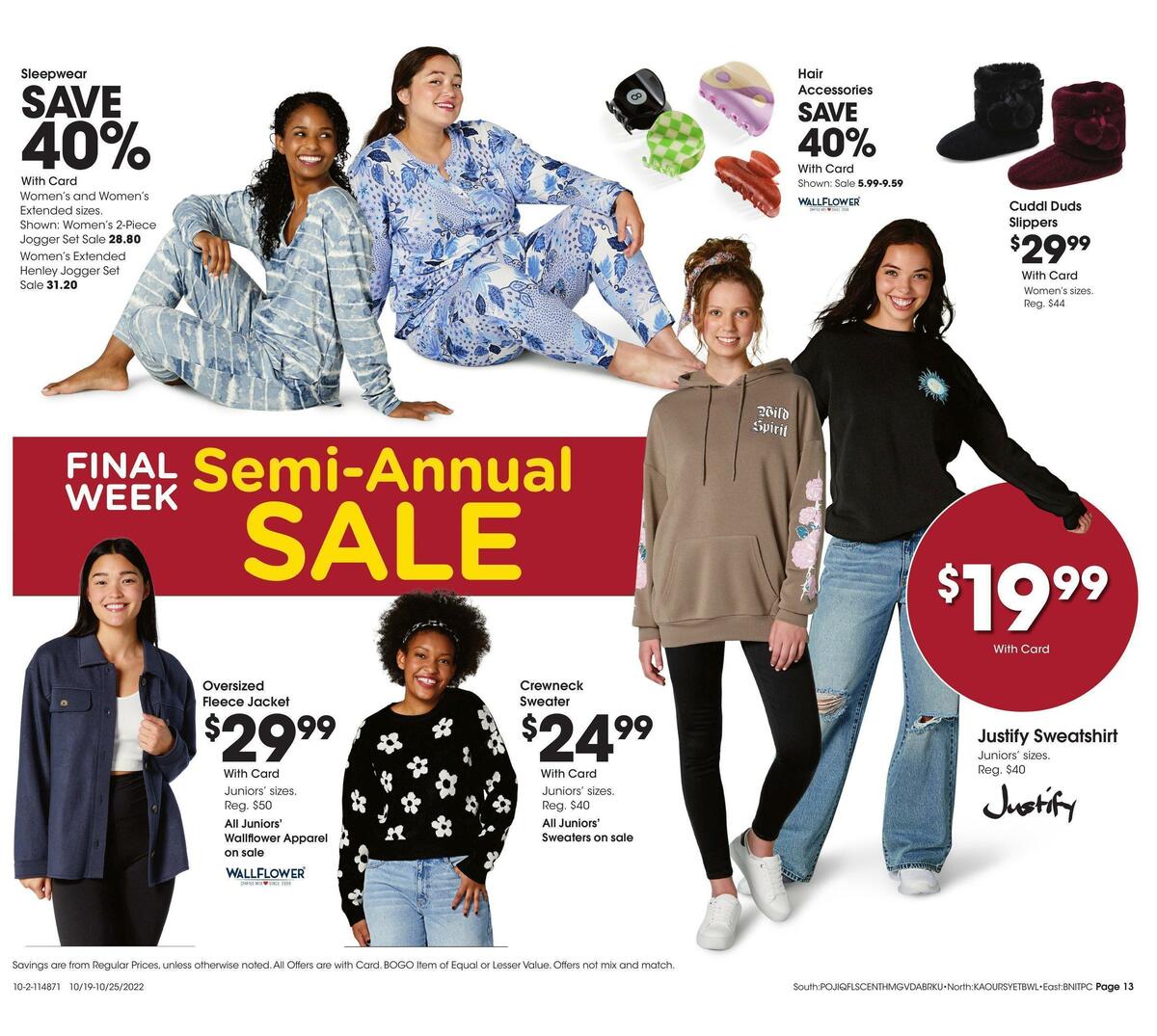 Fred Meyer General Merchandise Weekly Ad from October 19