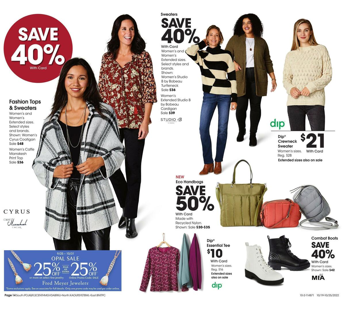Fred Meyer General Merchandise Weekly Ad from October 19