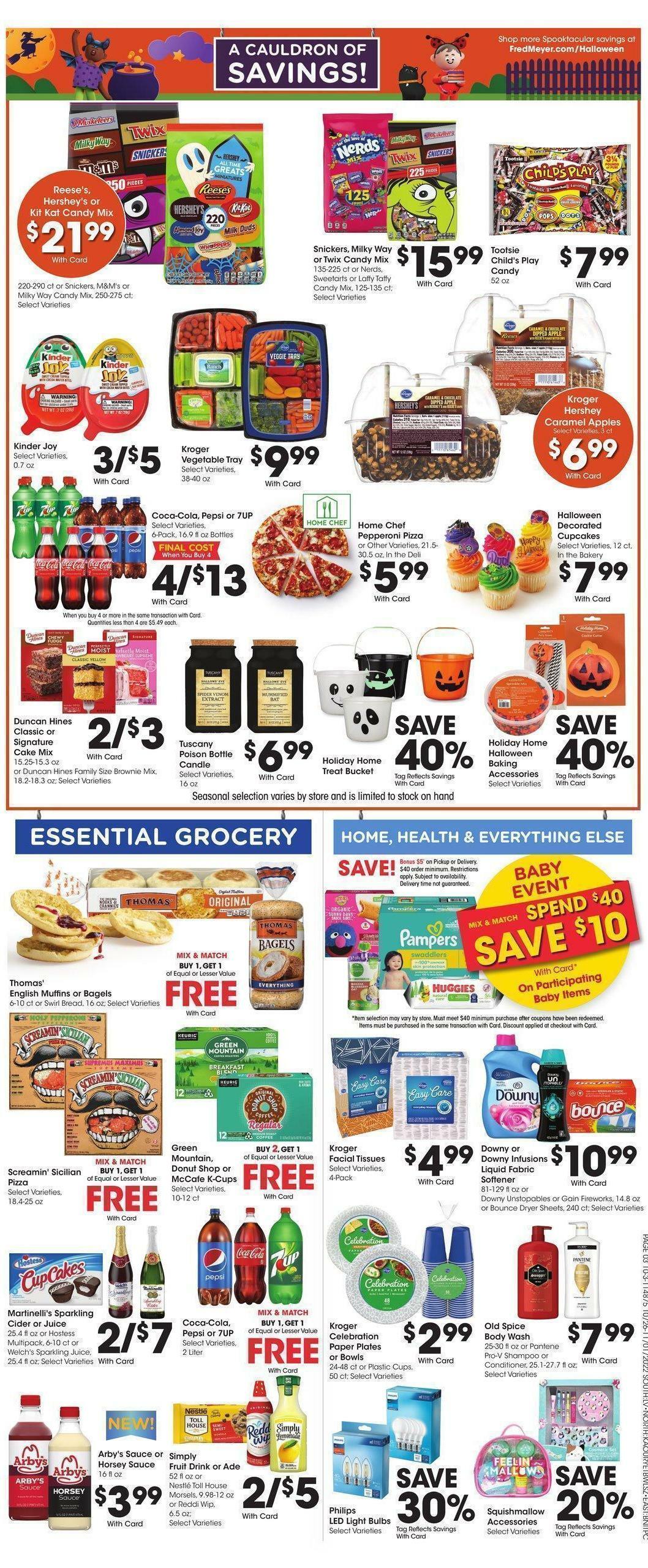 Fred Meyer Weekly Ad from October 26
