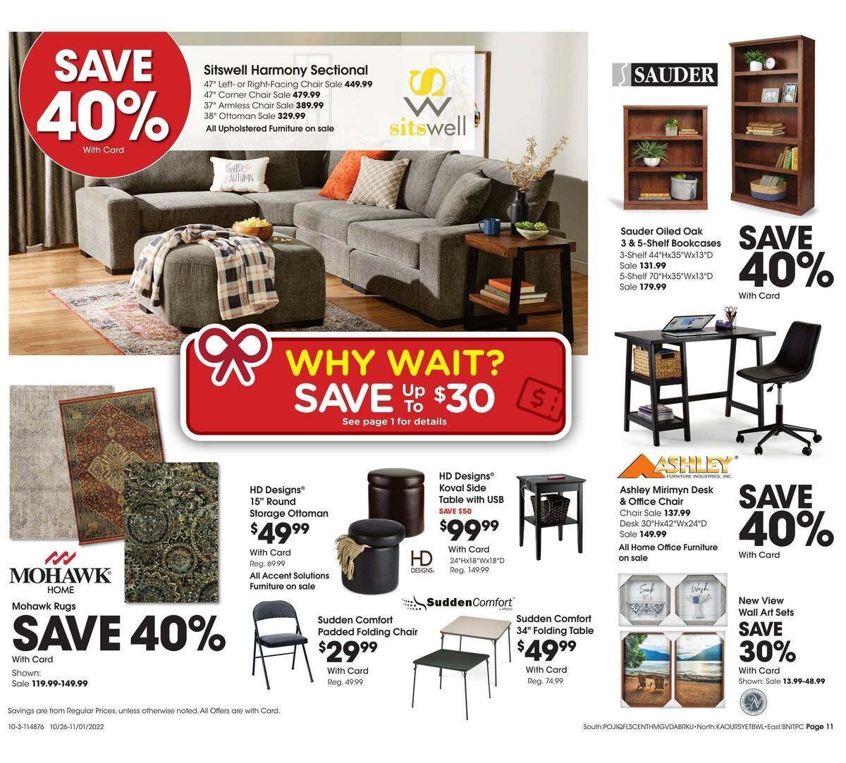 Fred Meyer General Merchandise Weekly Ad from October 26