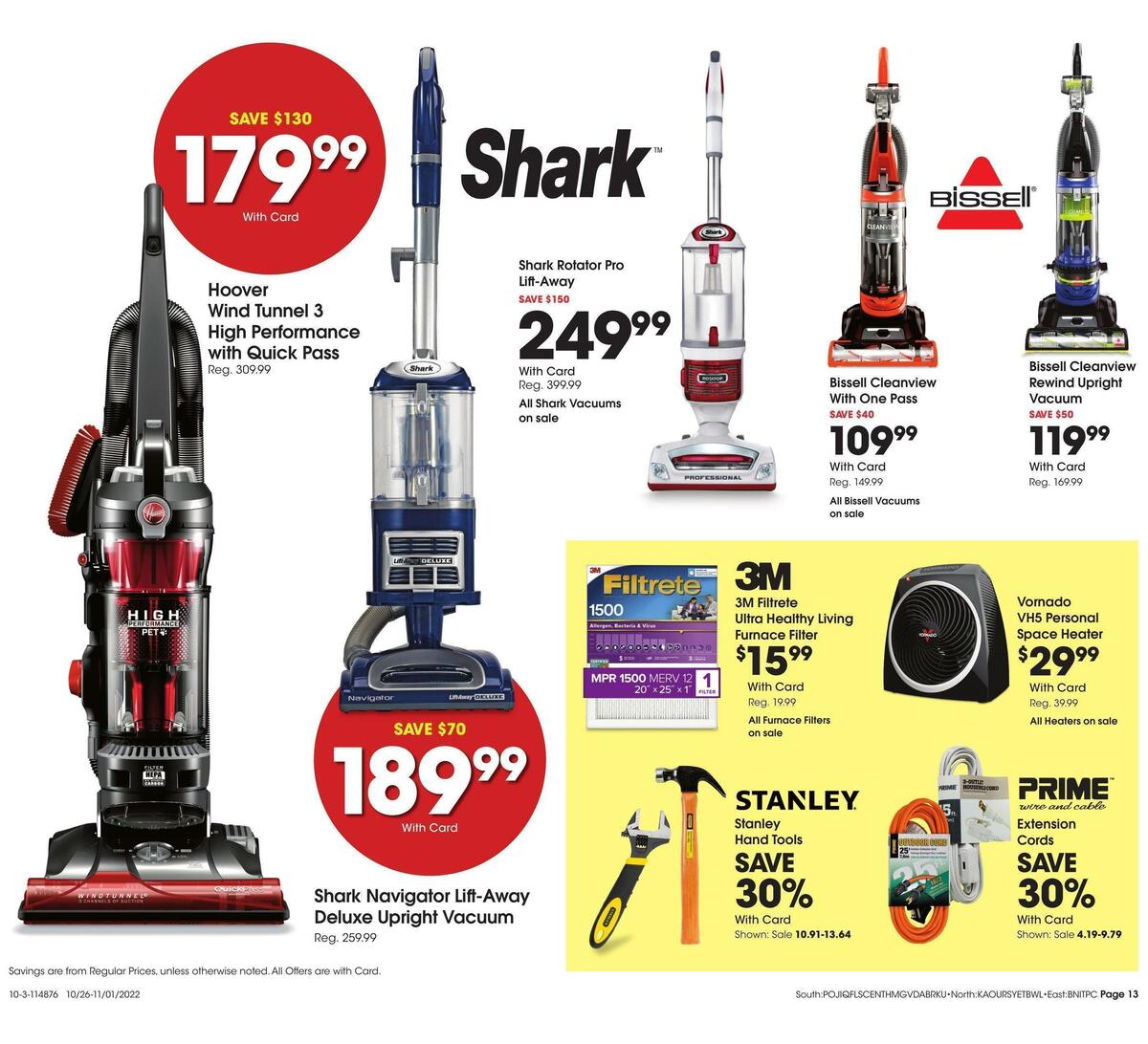 Fred Meyer General Merchandise Weekly Ad from October 26
