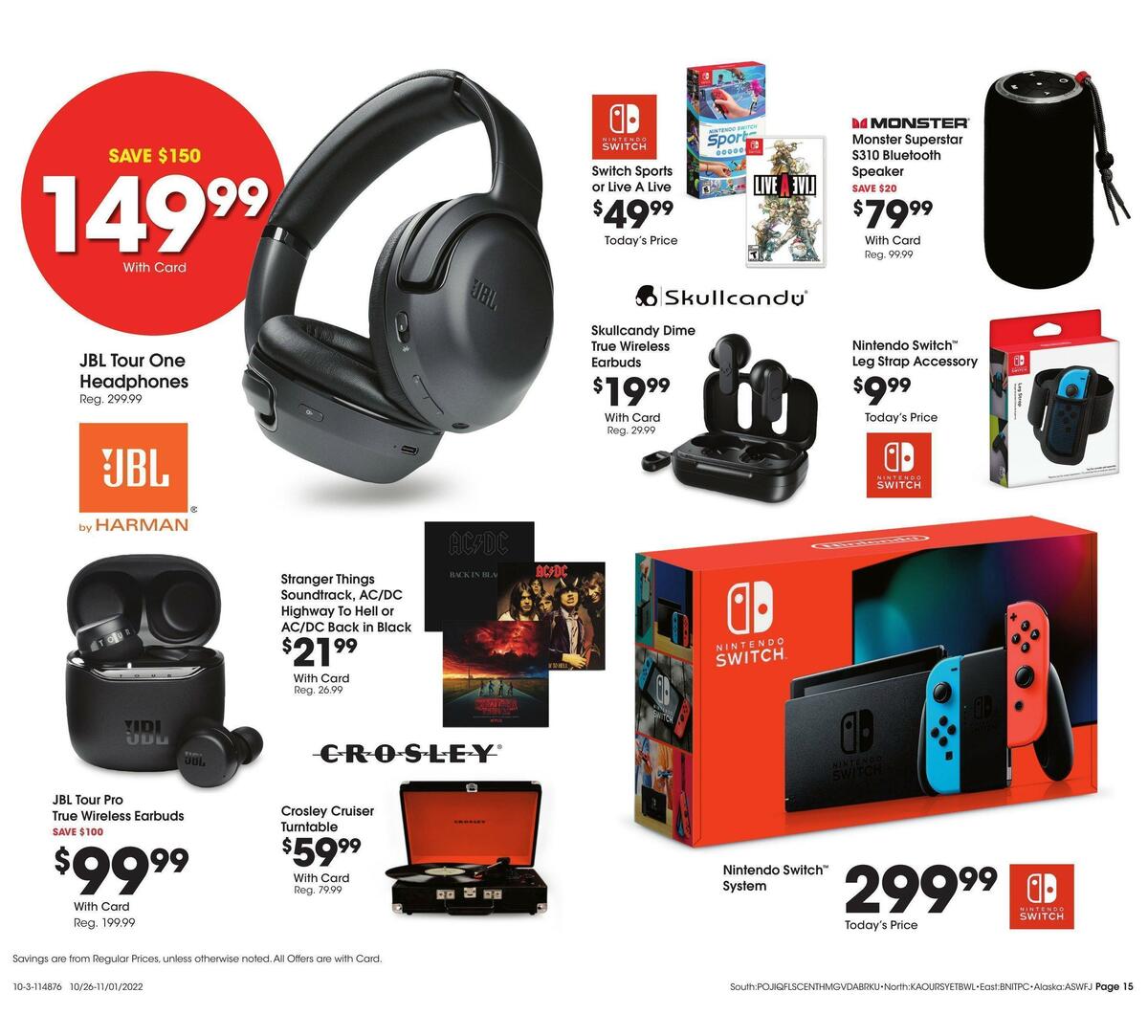 Fred Meyer General Merchandise Weekly Ad from October 26