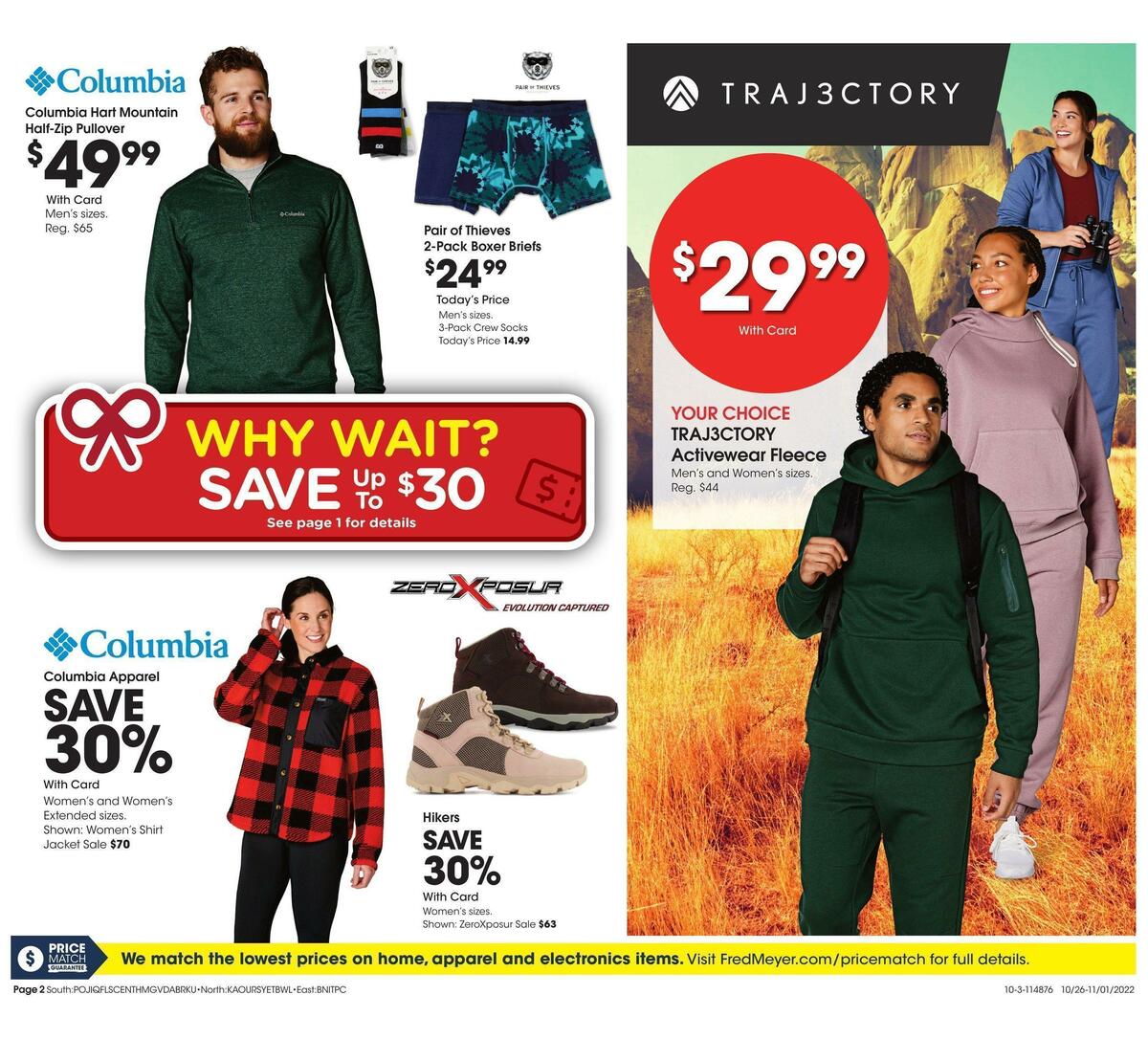 Fred Meyer General Merchandise Weekly Ad from October 26