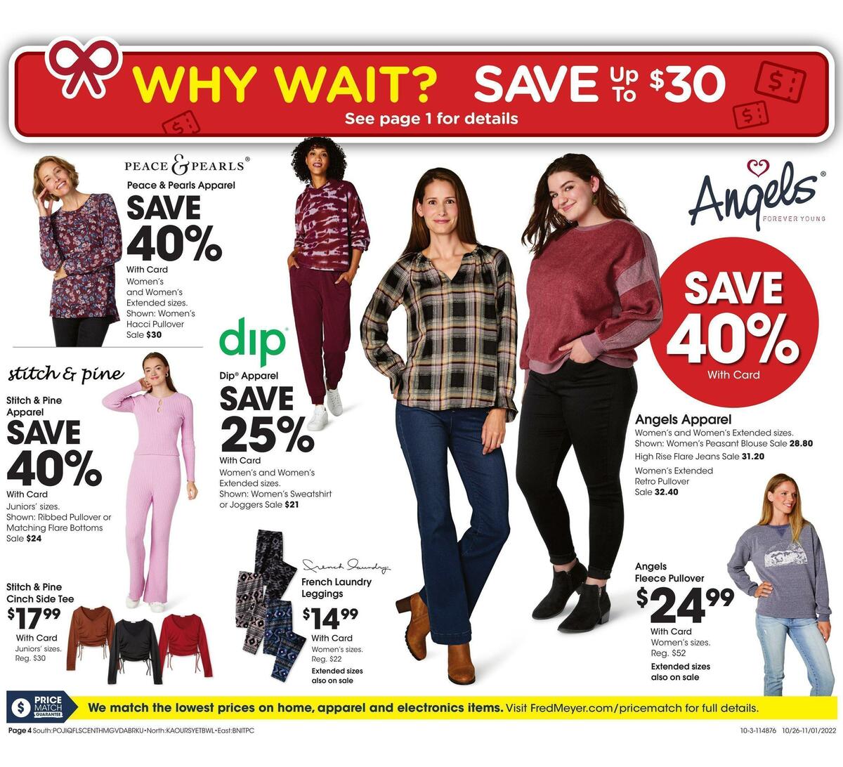 Fred Meyer General Merchandise Weekly Ad from October 26