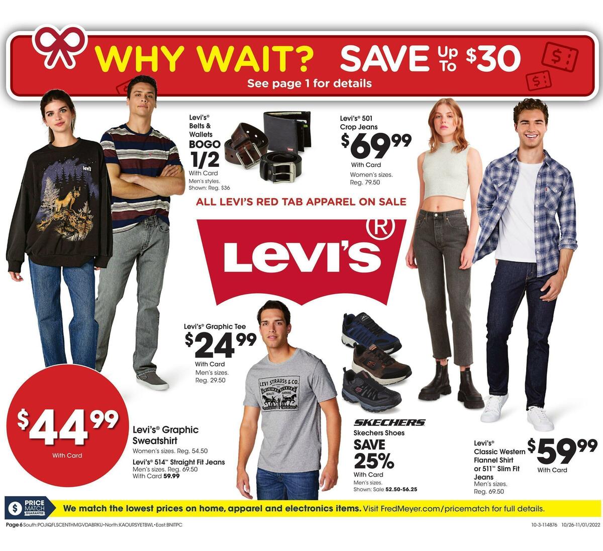 Fred Meyer General Merchandise Weekly Ad from October 26