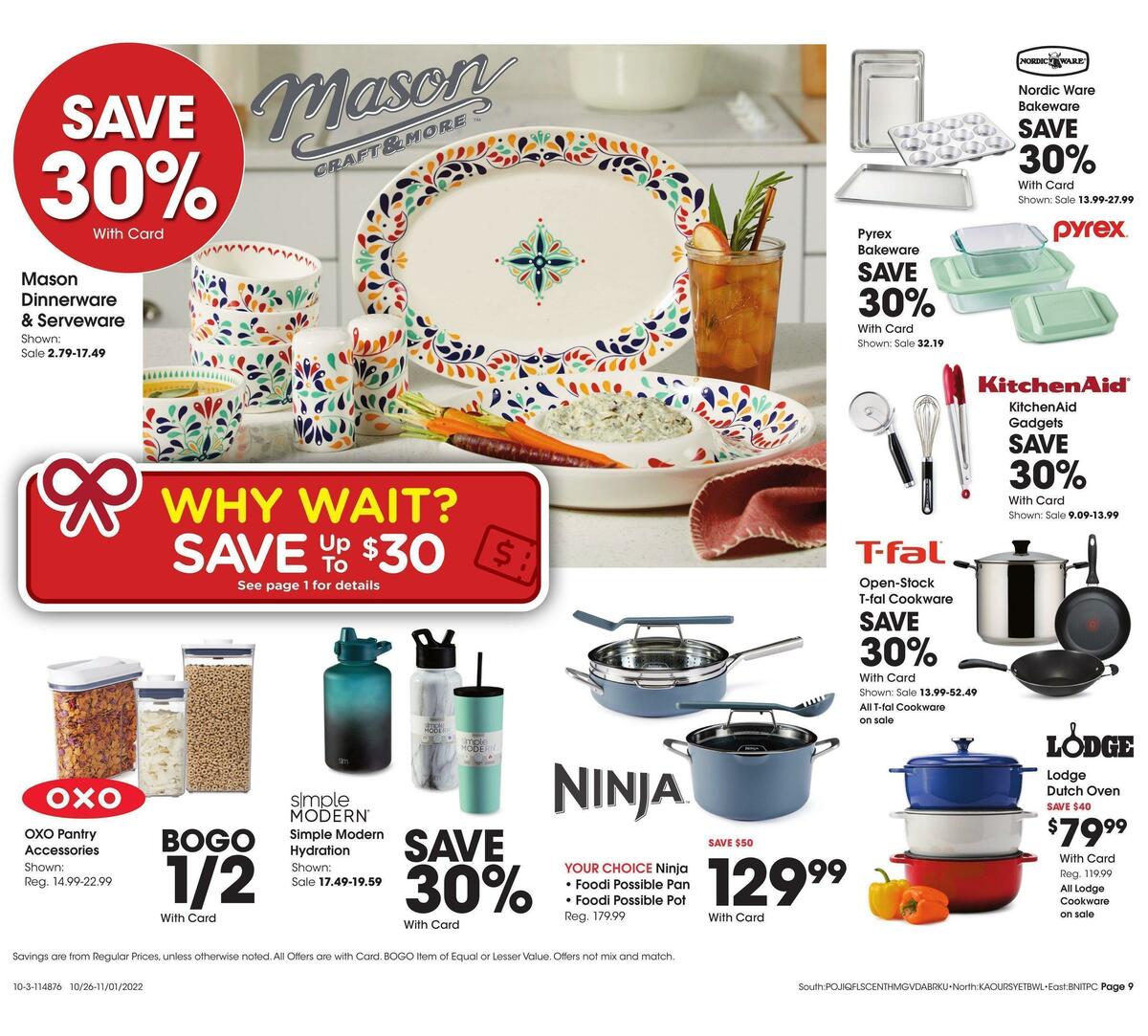 Fred Meyer General Merchandise Weekly Ad from October 26