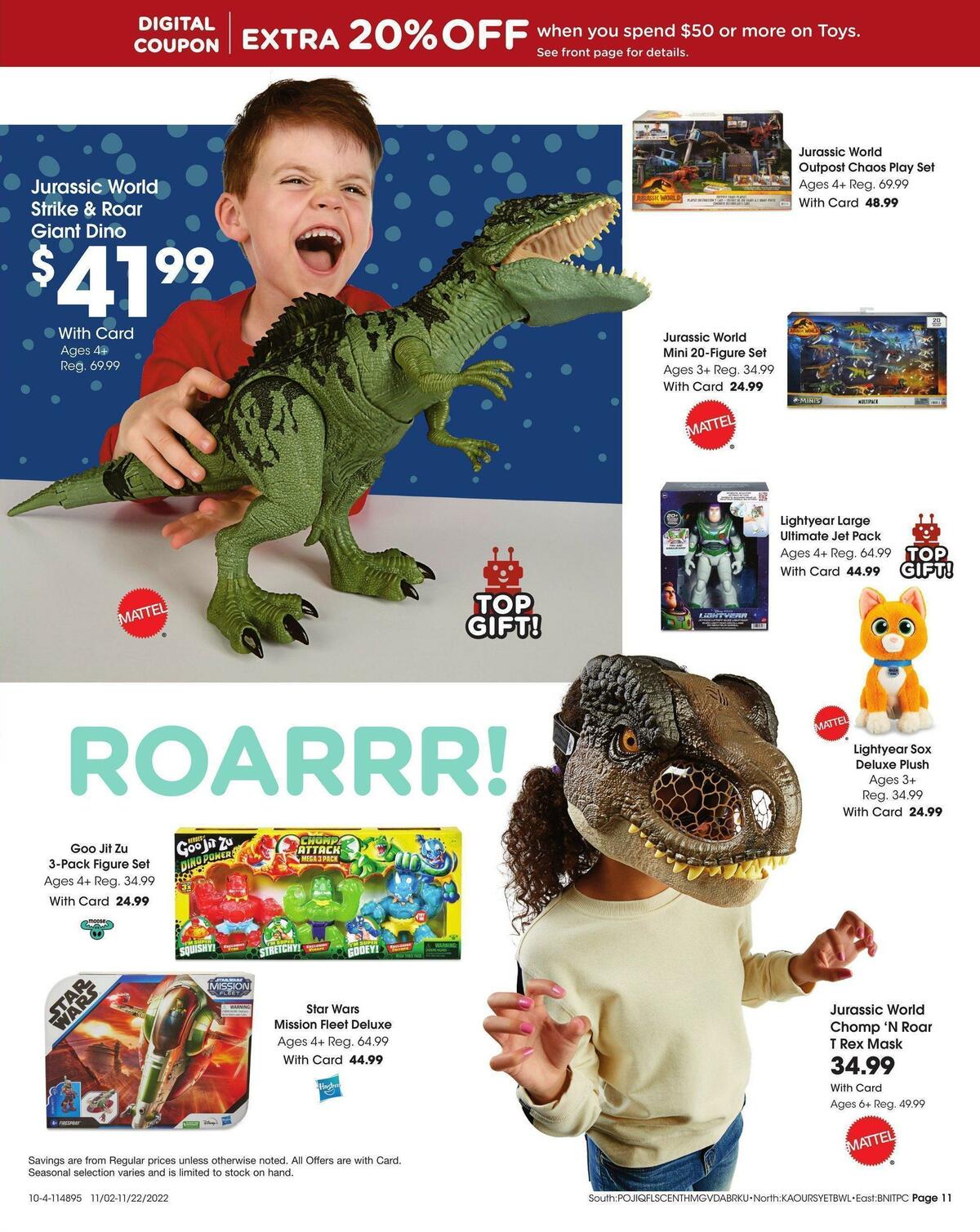 Fred Meyer Toy Book Weekly Ad from November 2