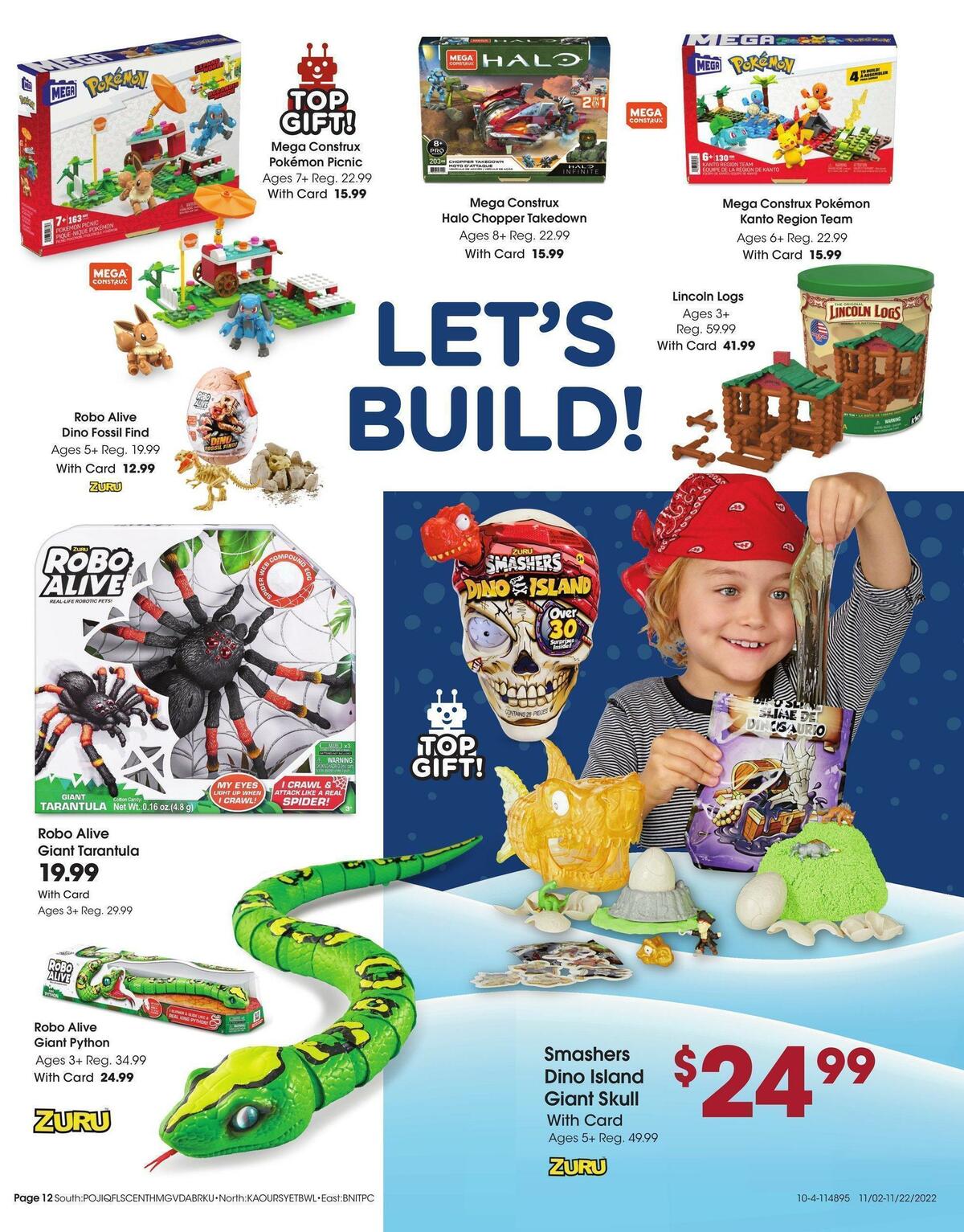 Fred Meyer Toy Book Weekly Ad from November 2