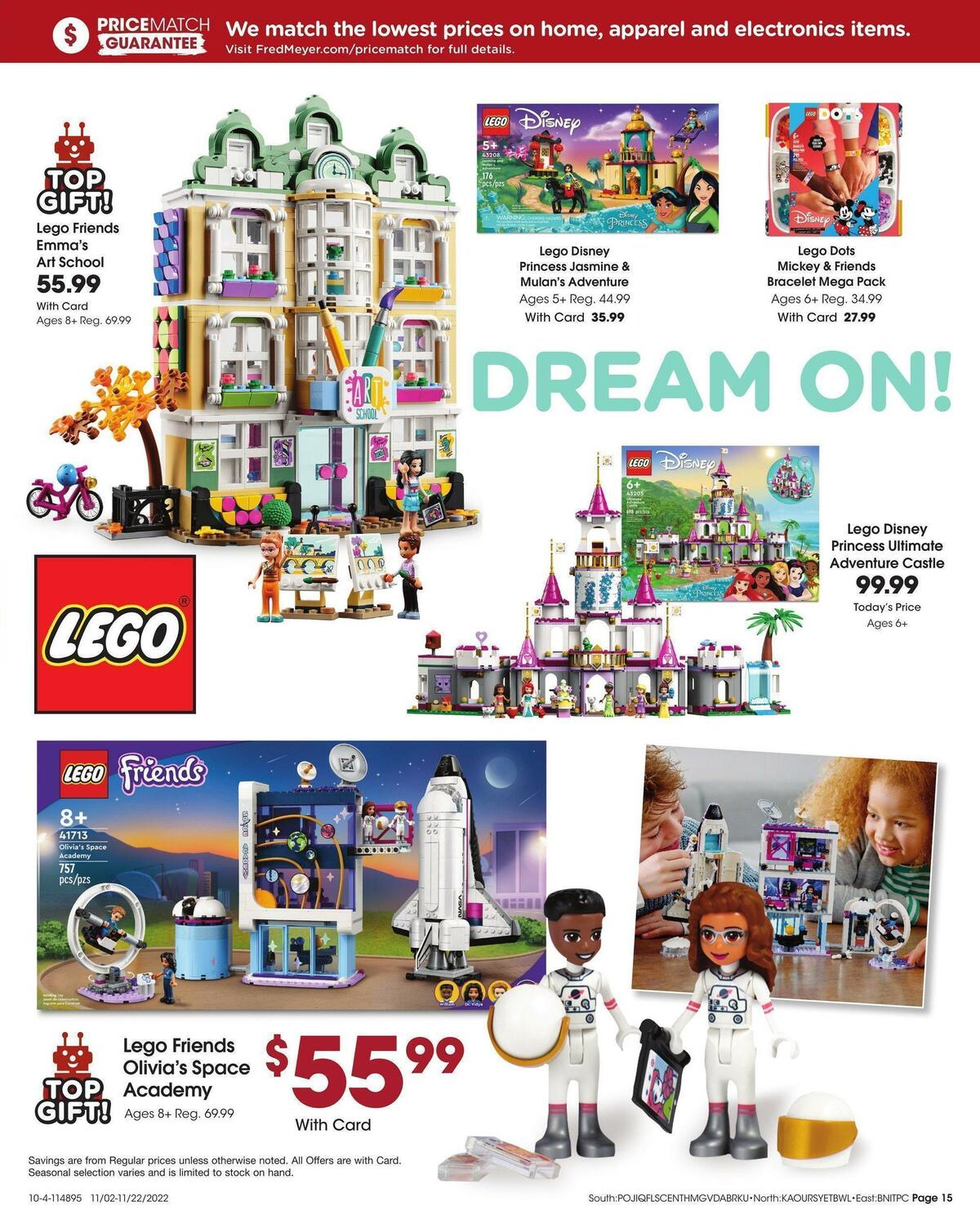 Fred Meyer Toy Book Weekly Ad from November 2