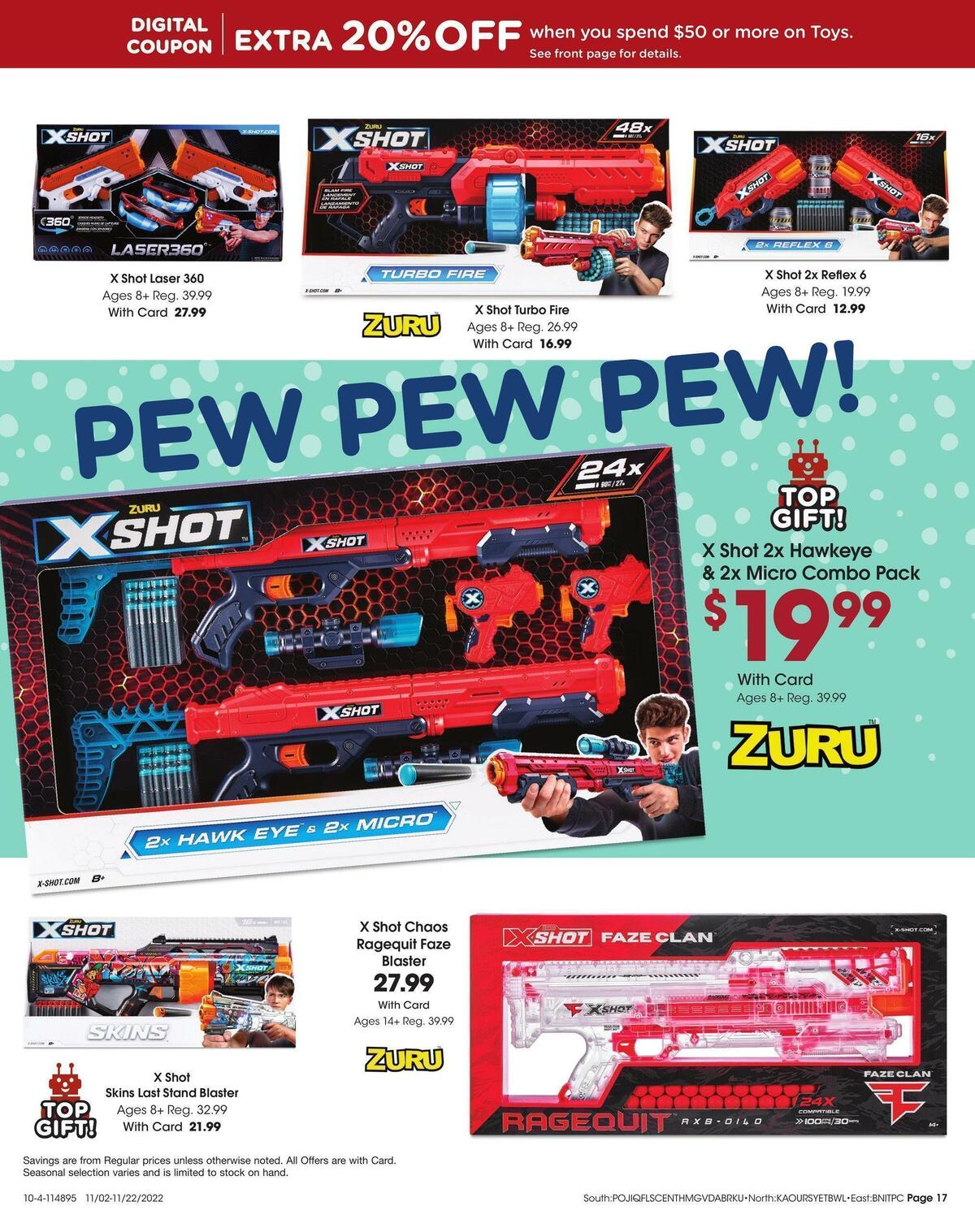 Fred Meyer Toy Book Weekly Ad from November 2