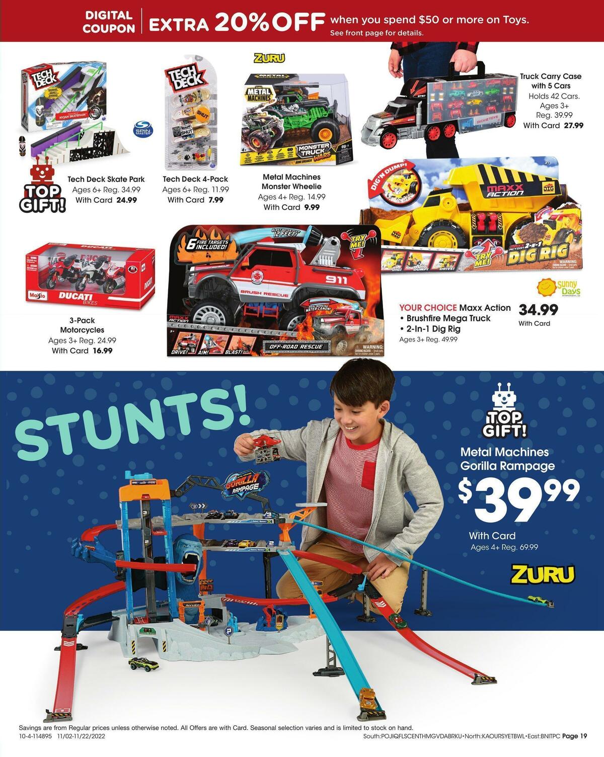 Fred Meyer Toy Book Weekly Ad from November 2