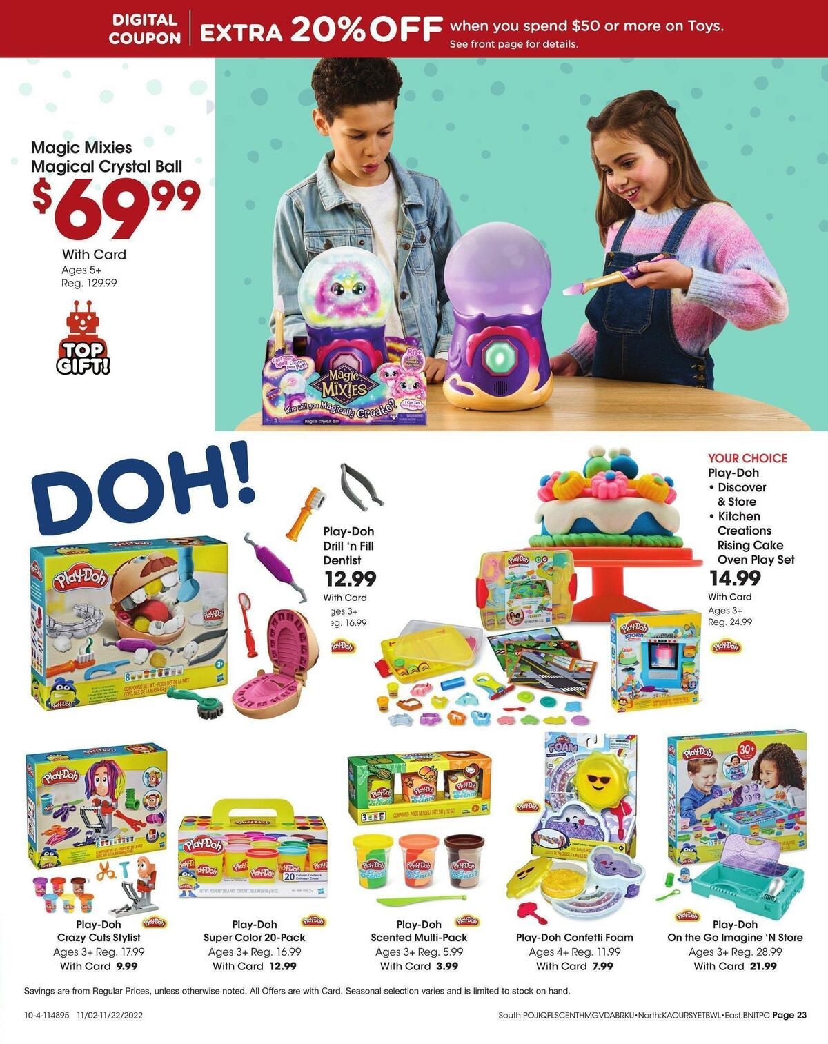 Fred Meyer Toy Book Weekly Ad from November 2