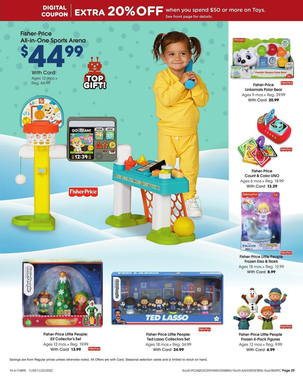 Fred Meyer Toy Book Weekly Ad from November 2
