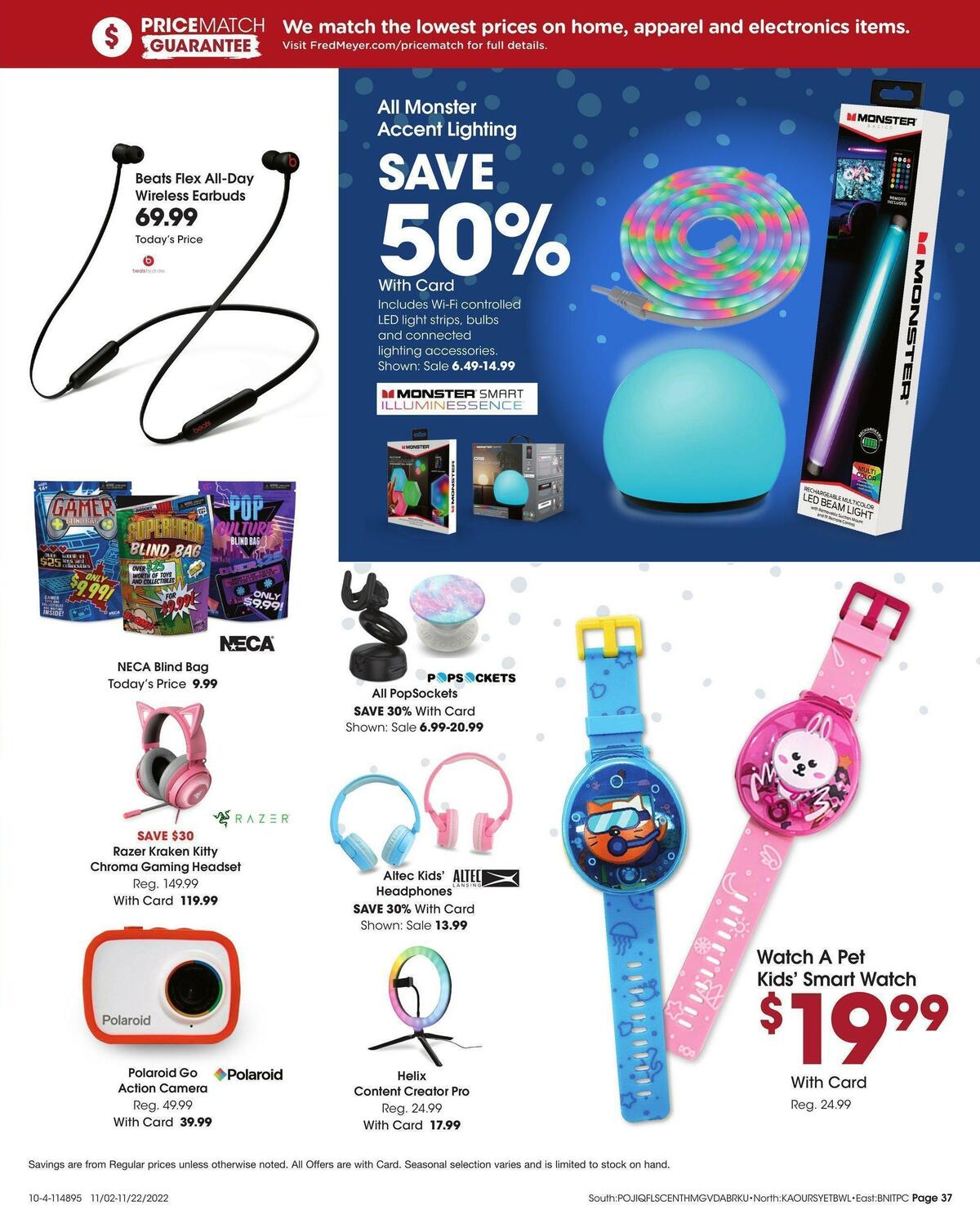 Fred Meyer Toy Book Weekly Ad from November 2