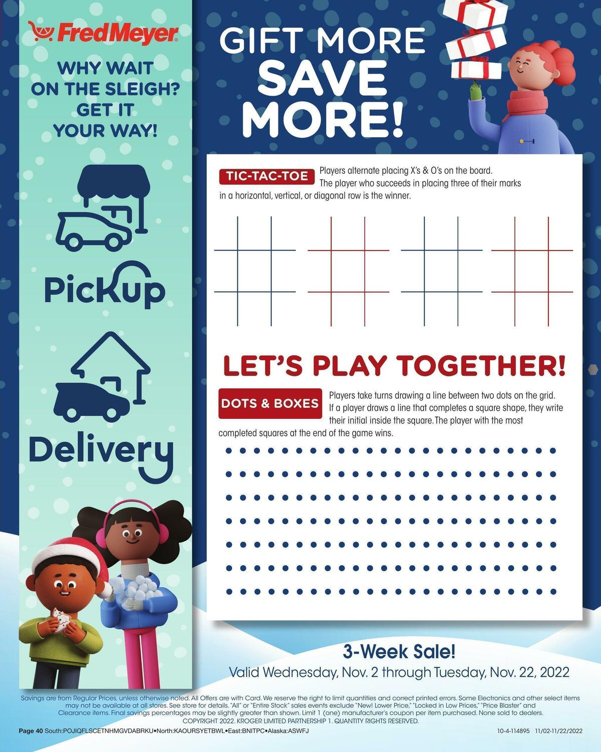Fred Meyer Toy Book Weekly Ad from November 2