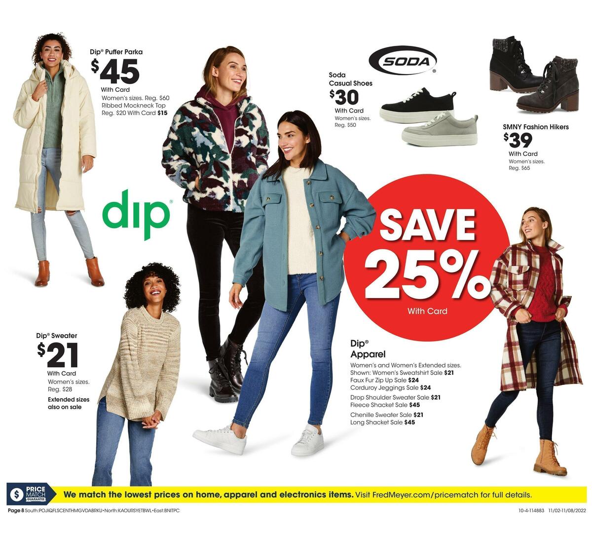 Fred Meyer General Merchandise Weekly Ad from November 2