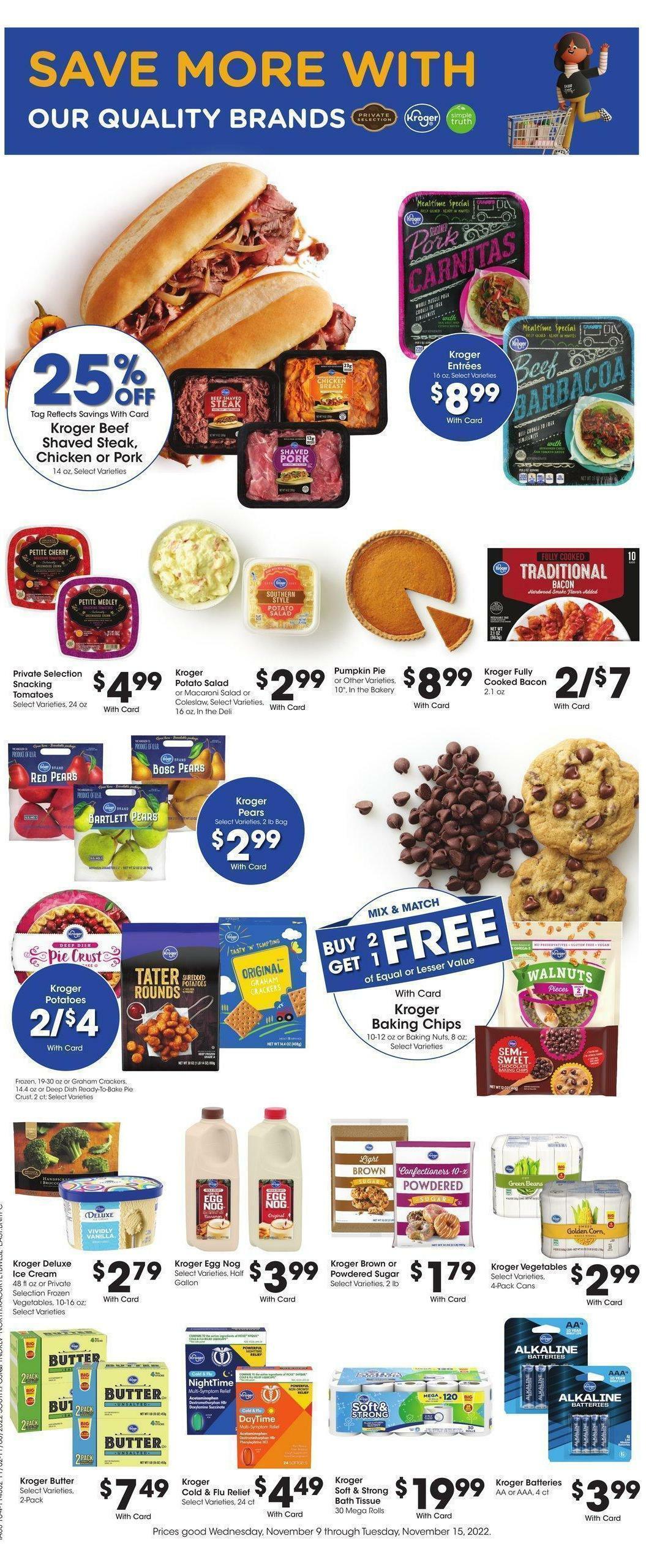 Fred Meyer Weekly Ad from November 9