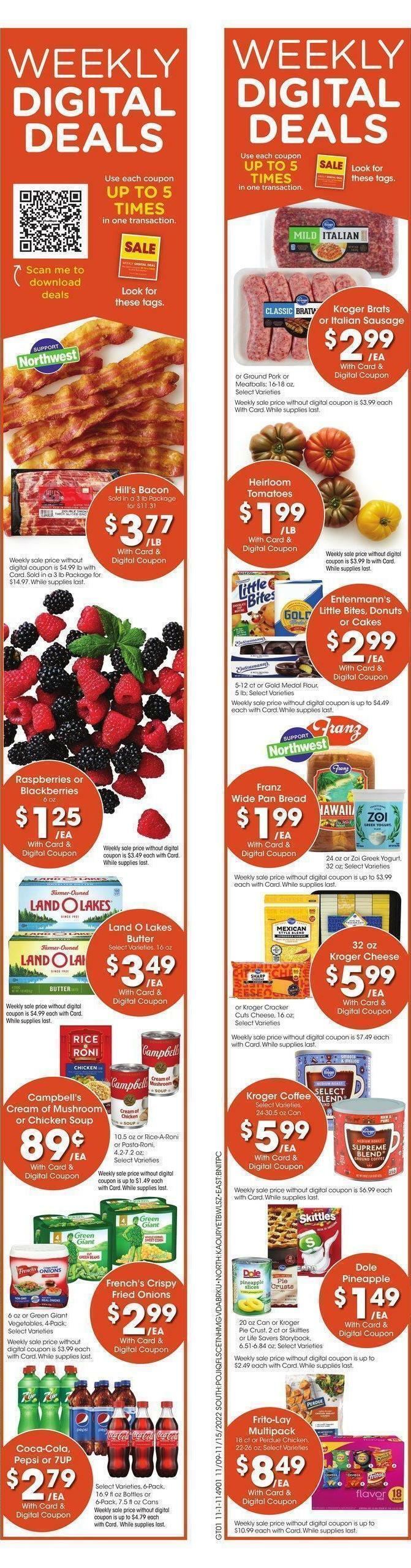 Fred Meyer Weekly Ad from November 9