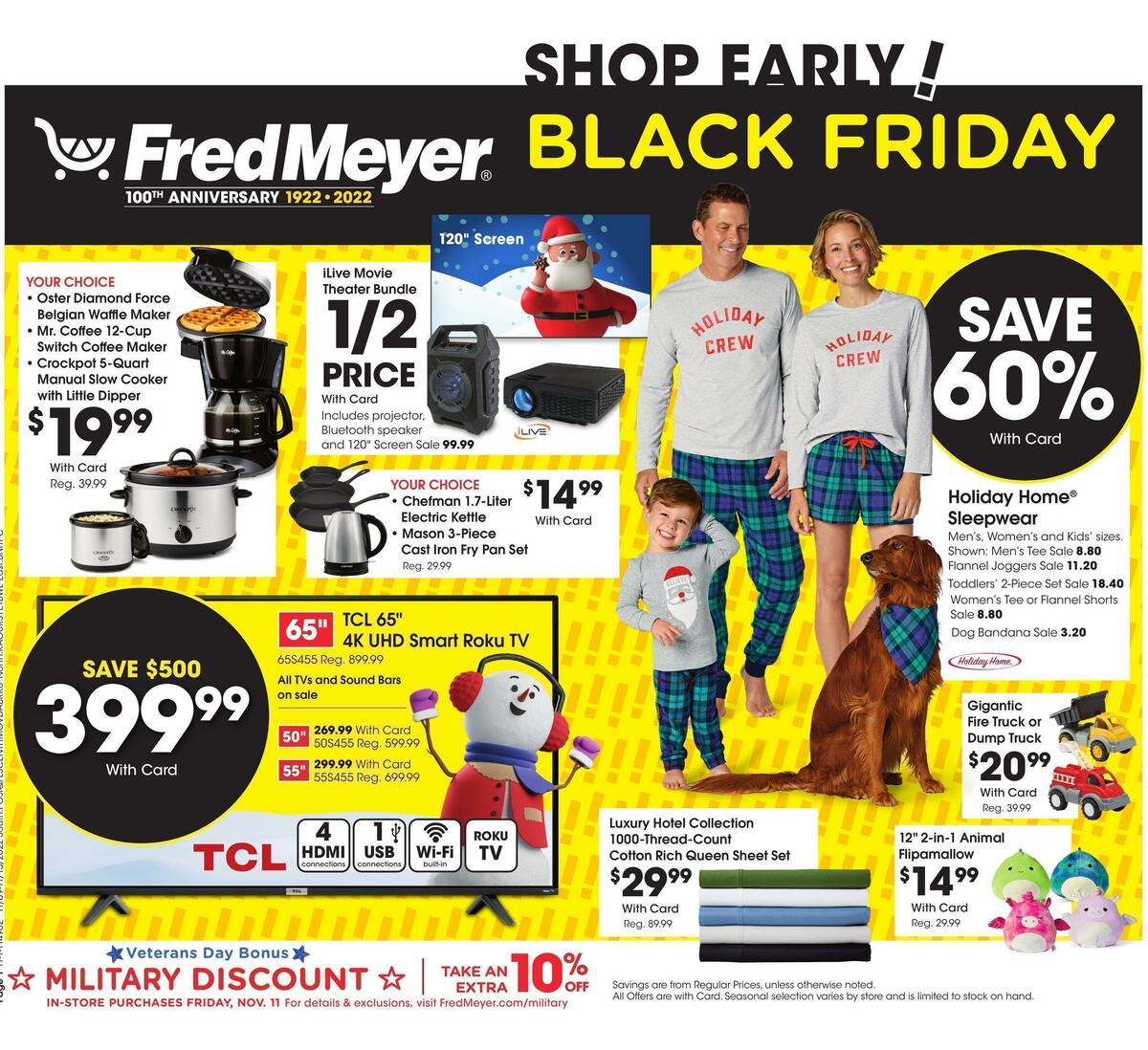 Fred Meyer General Merchandise Weekly Ad from November 9