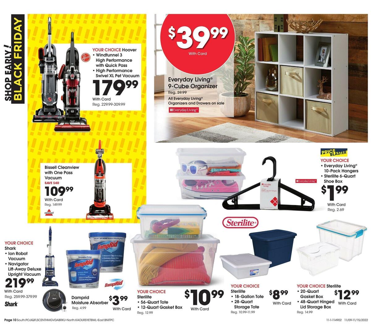 Fred Meyer General Merchandise Weekly Ad from November 9