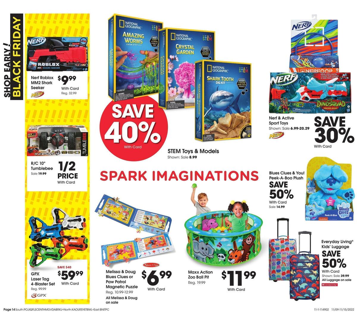 Fred Meyer General Merchandise Weekly Ad from November 9