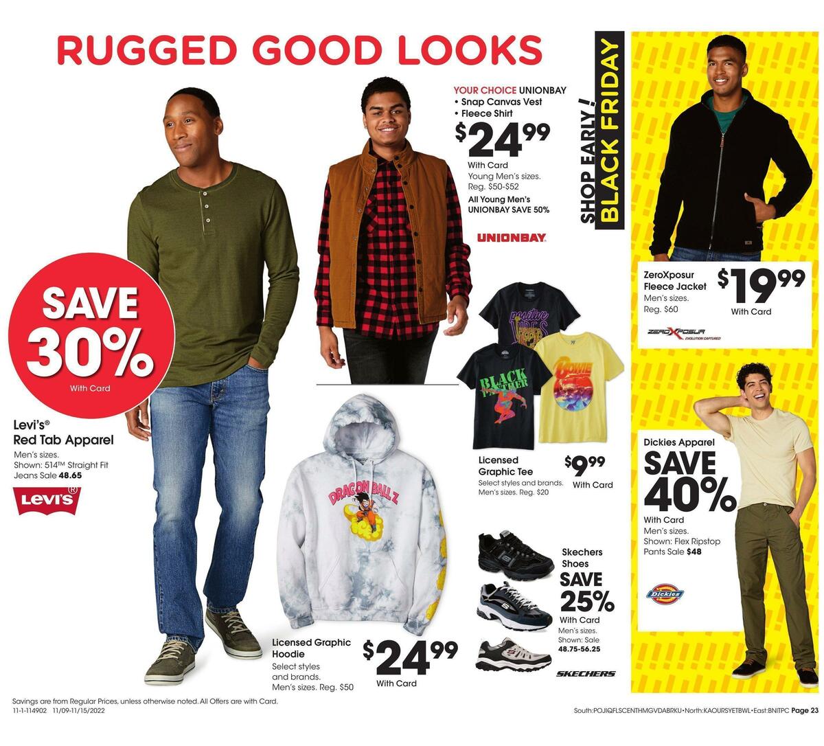 Fred Meyer General Merchandise Weekly Ad from November 9