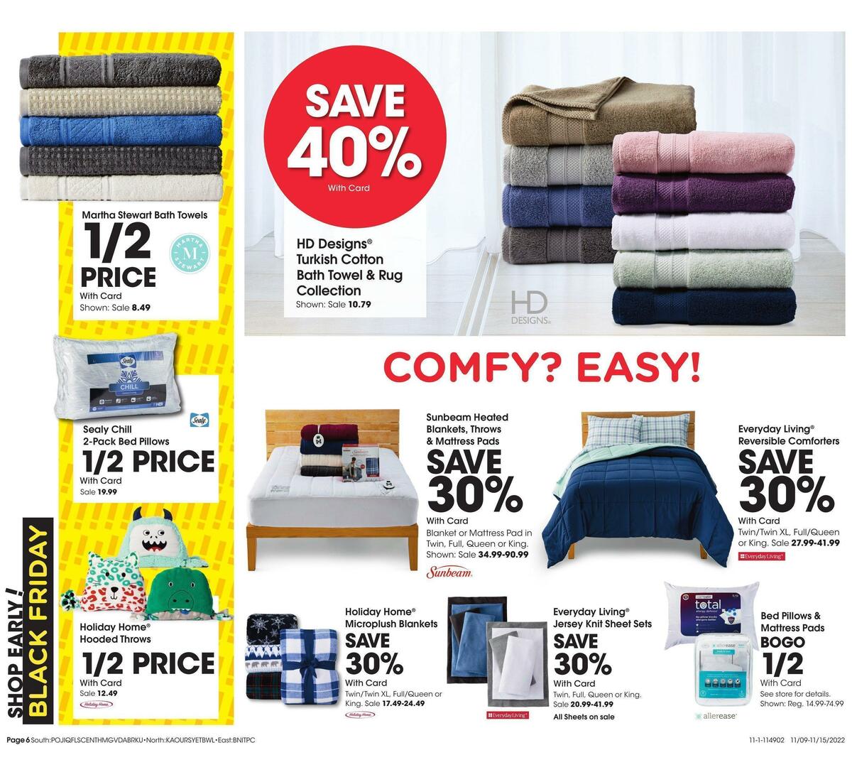 Fred Meyer General Merchandise Weekly Ad from November 9