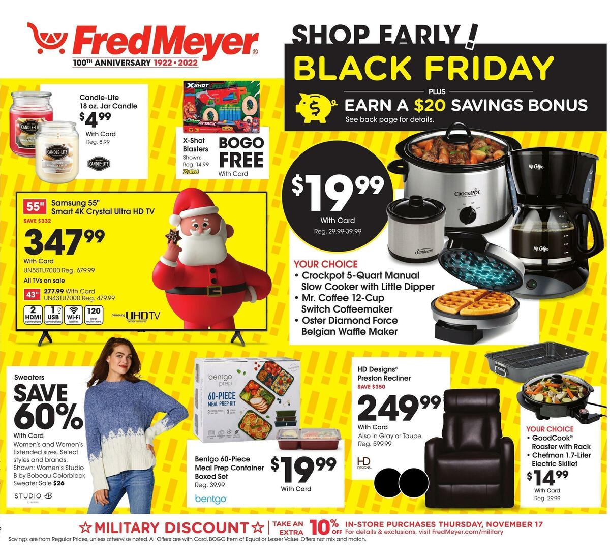 Fred Meyer General Merchandise Weekly Ad from November 16