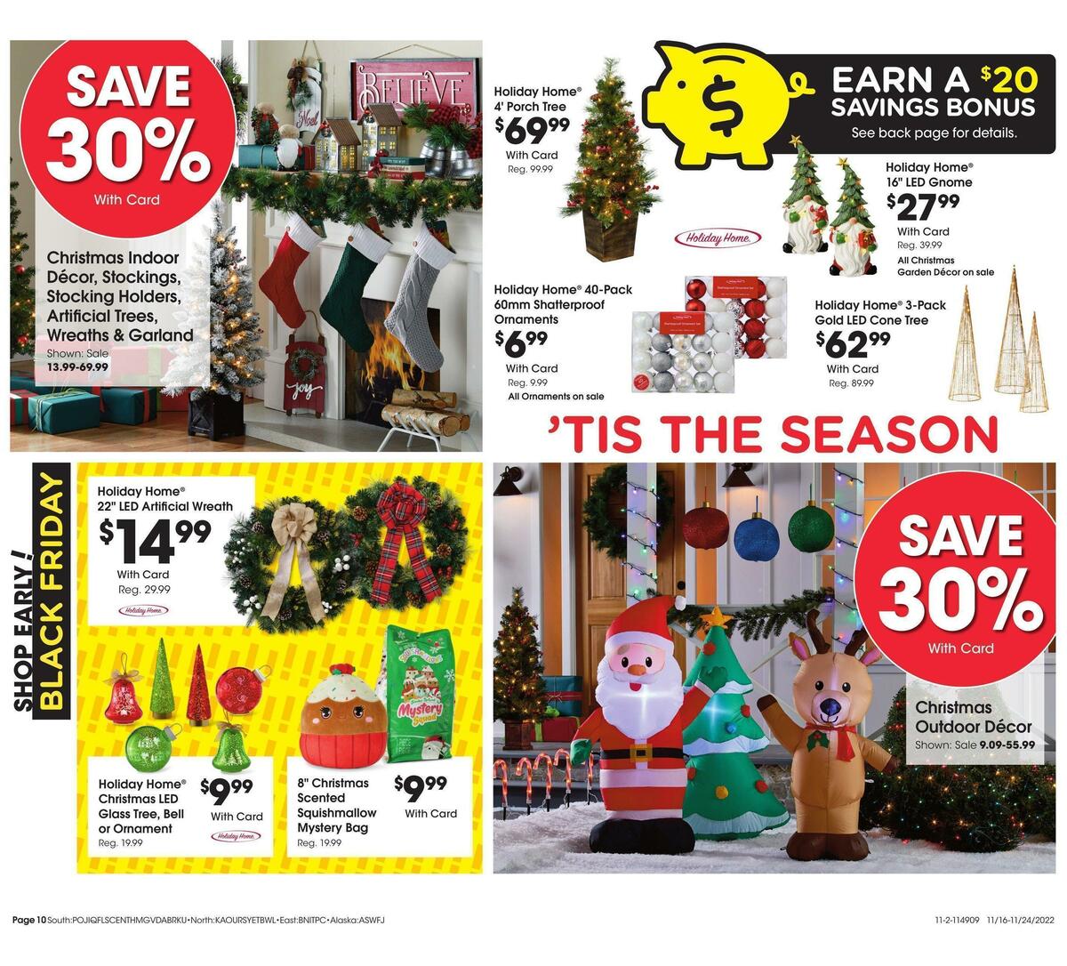 Fred Meyer General Merchandise Weekly Ad from November 16