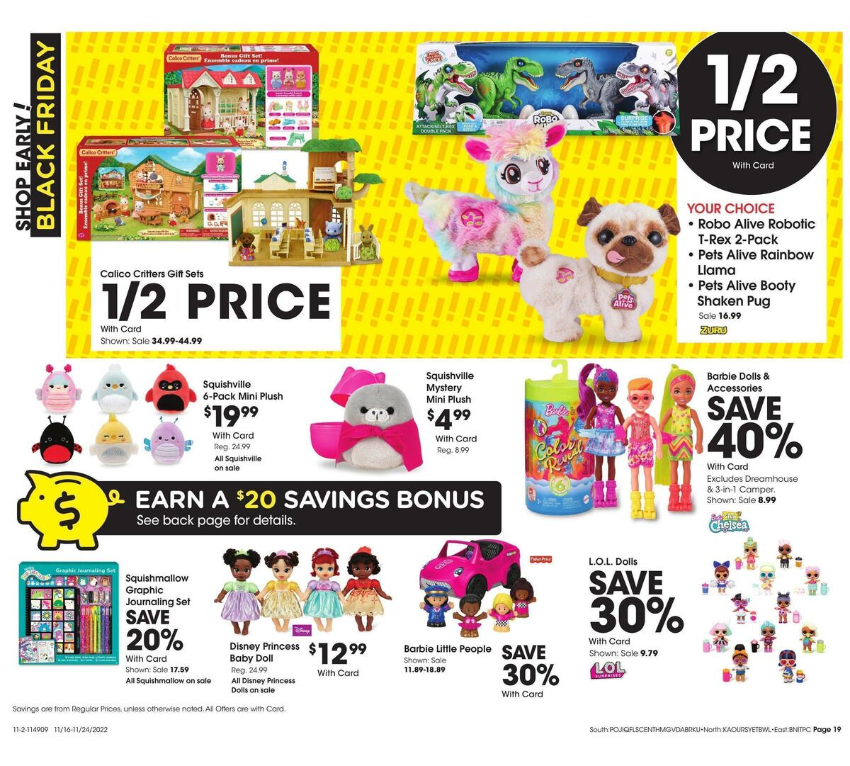 Fred Meyer General Merchandise Weekly Ad from November 16