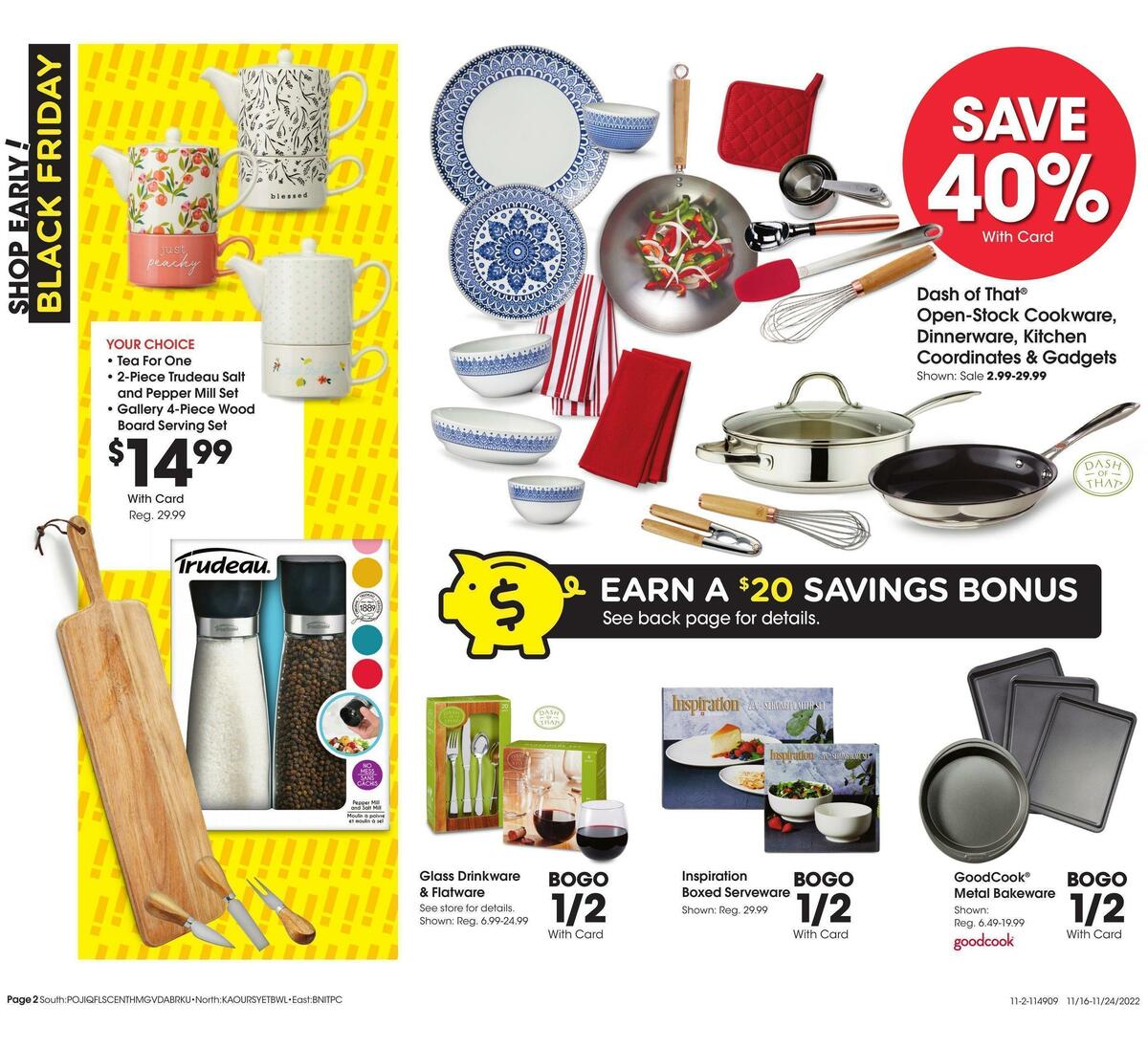 Fred Meyer General Merchandise Weekly Ad from November 16