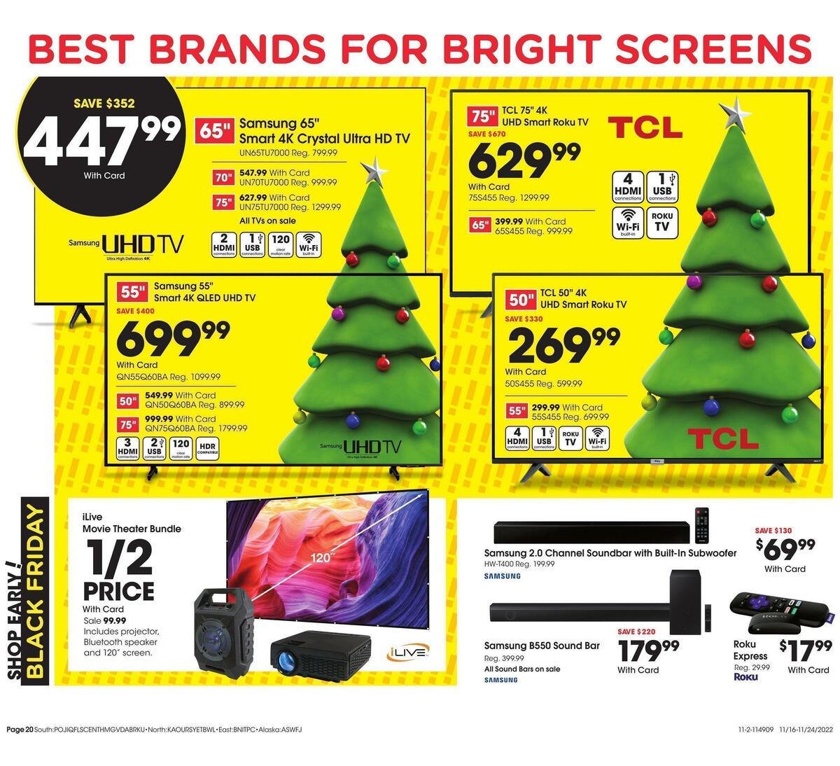 Fred Meyer General Merchandise Weekly Ad from November 16