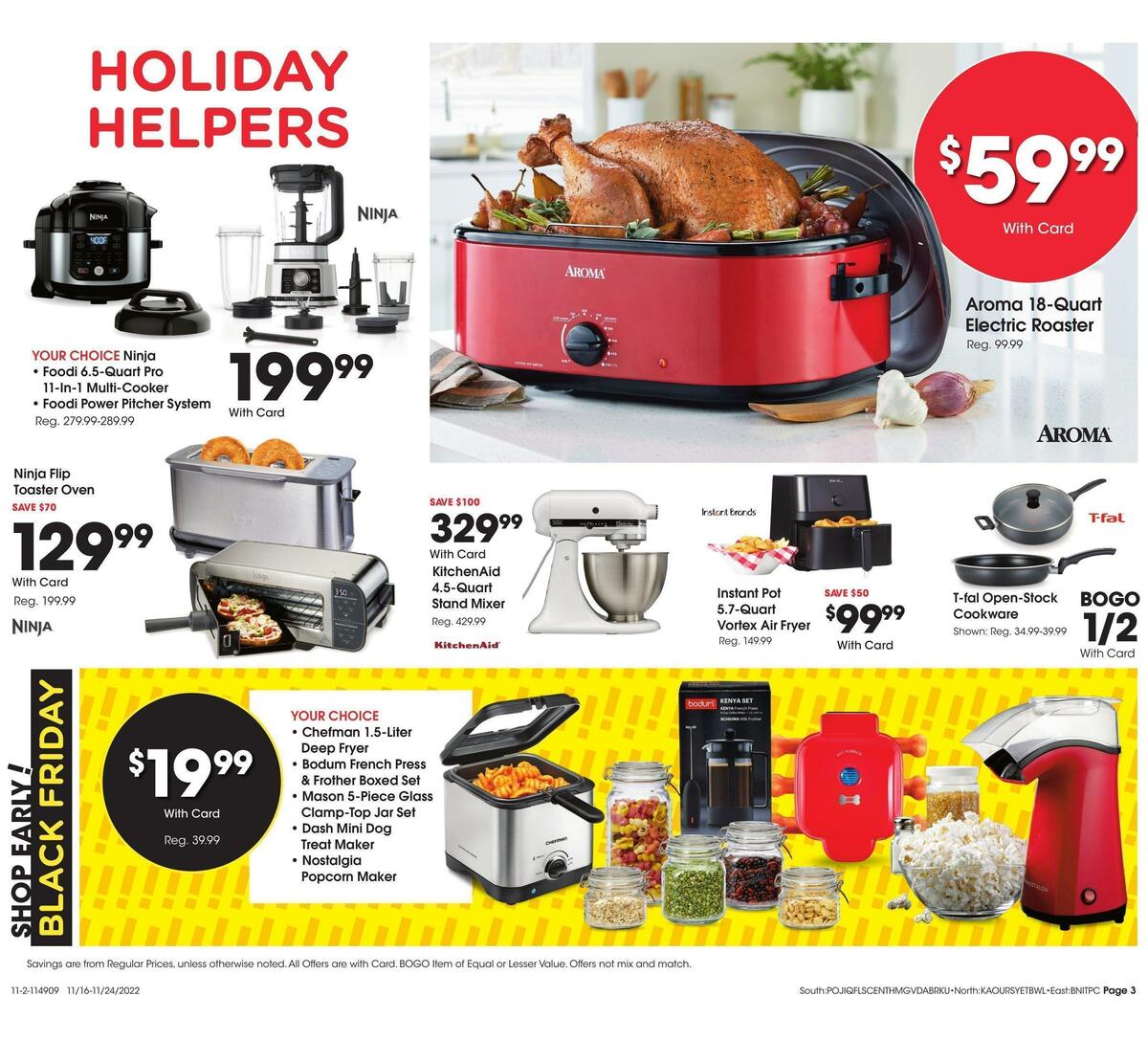 Fred Meyer General Merchandise Weekly Ad from November 16