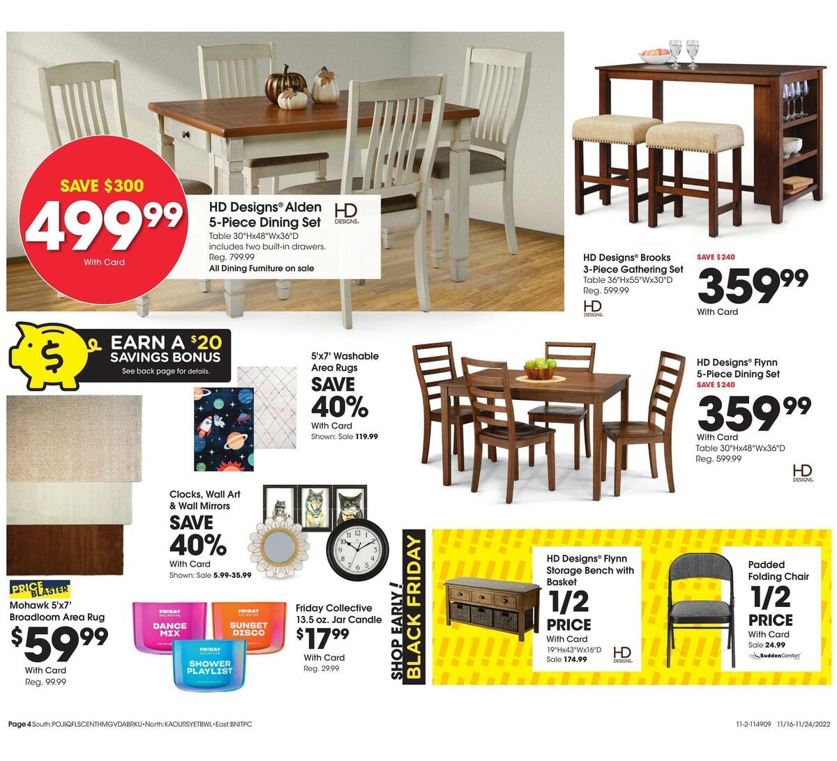 Fred Meyer General Merchandise Weekly Ad from November 16