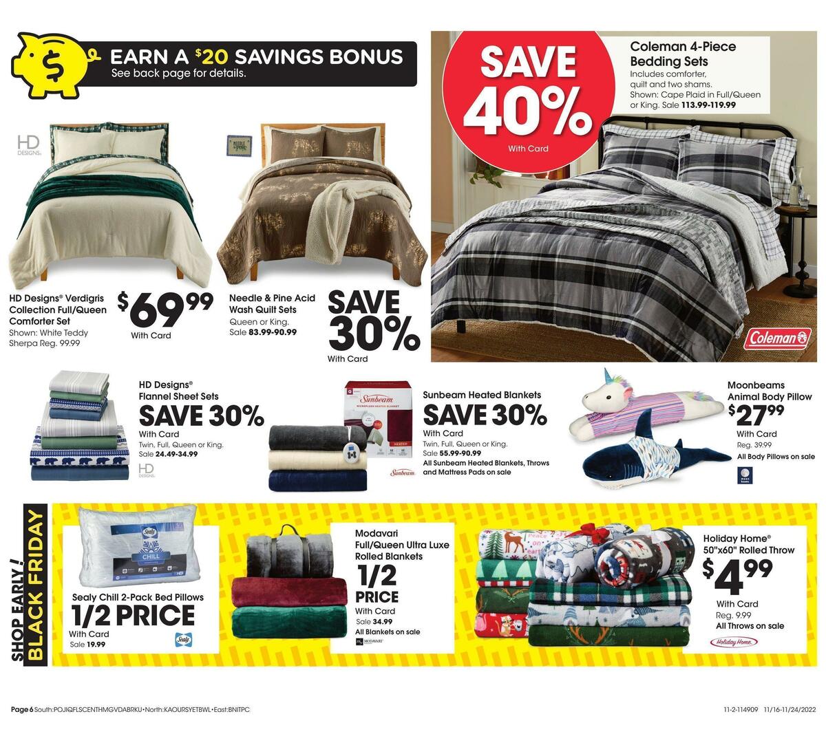 Fred Meyer General Merchandise Weekly Ad from November 16