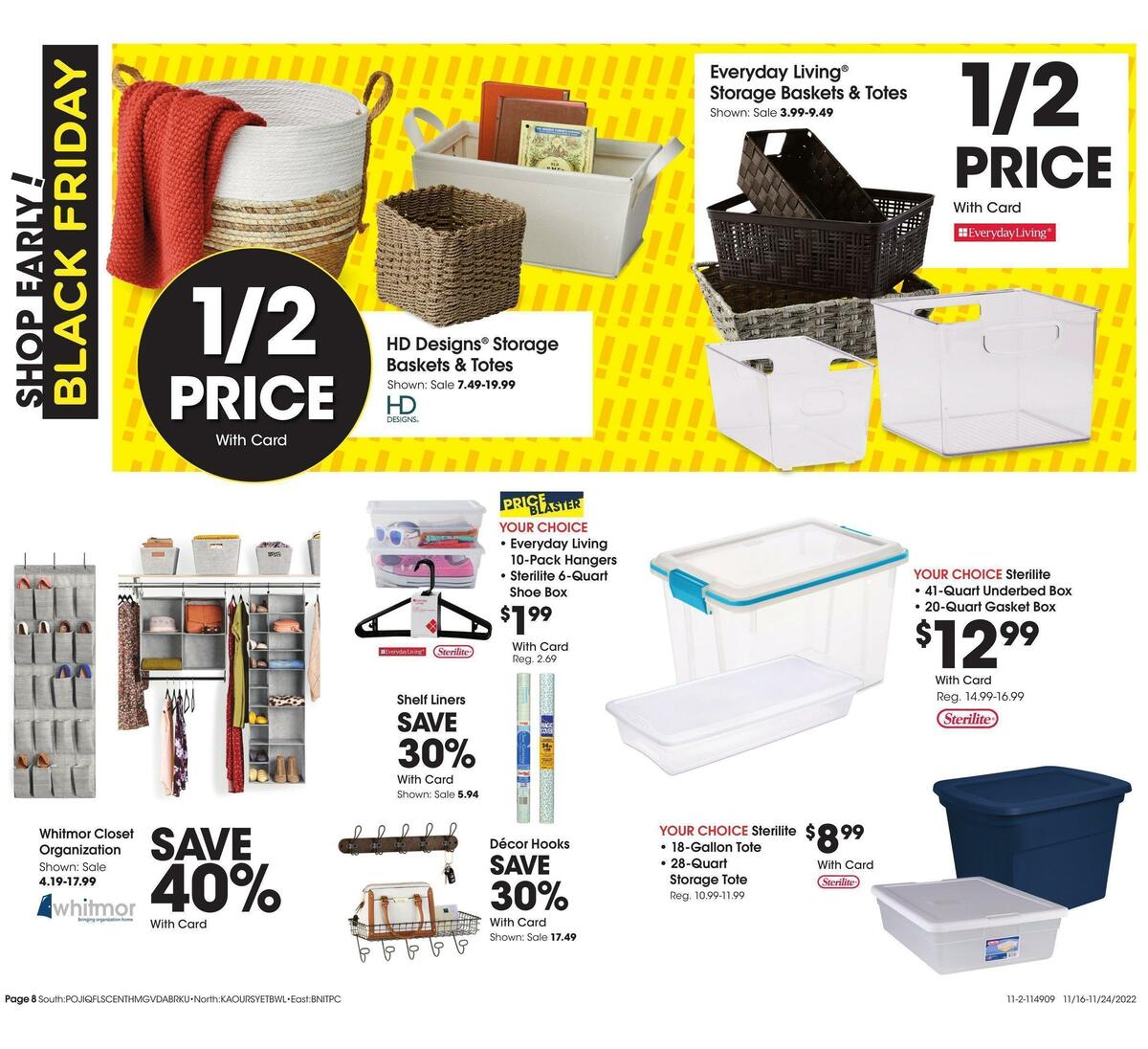 Fred Meyer General Merchandise Weekly Ad from November 16