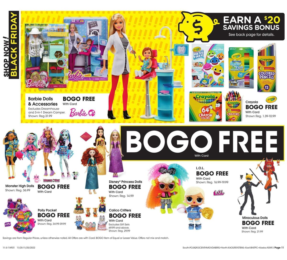 Fred Meyer Black Friday Weekly Ad from November 25