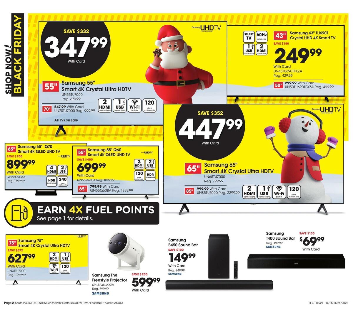 Fred Meyer Black Friday Weekly Ad from November 25