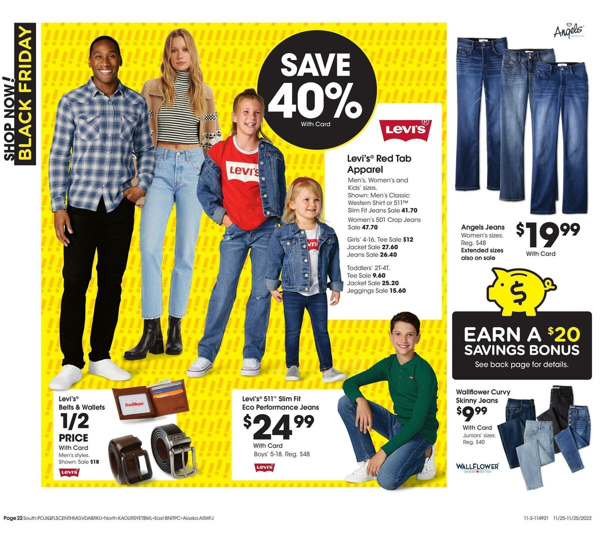 Fred Meyer Black Friday Weekly Ad from November 25