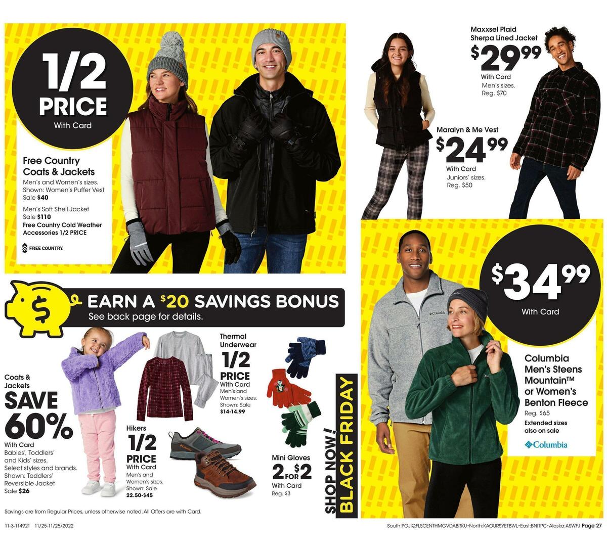 Fred Meyer Black Friday Weekly Ad from November 25